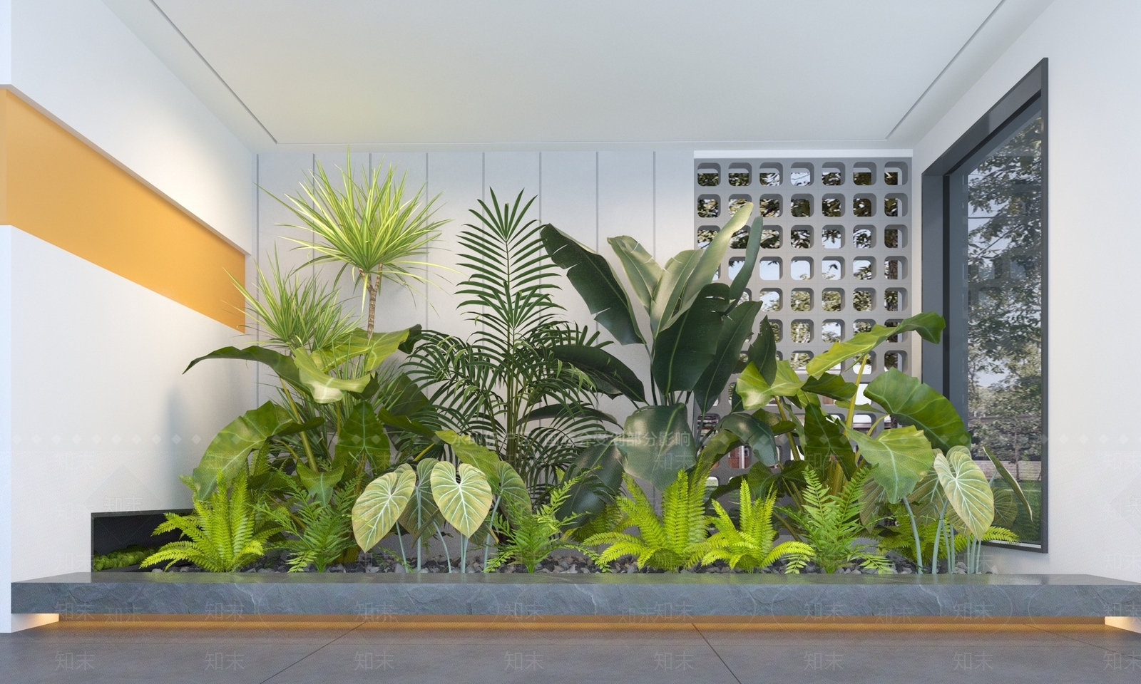 植物堆3D模型下载【ID:1194195361】
