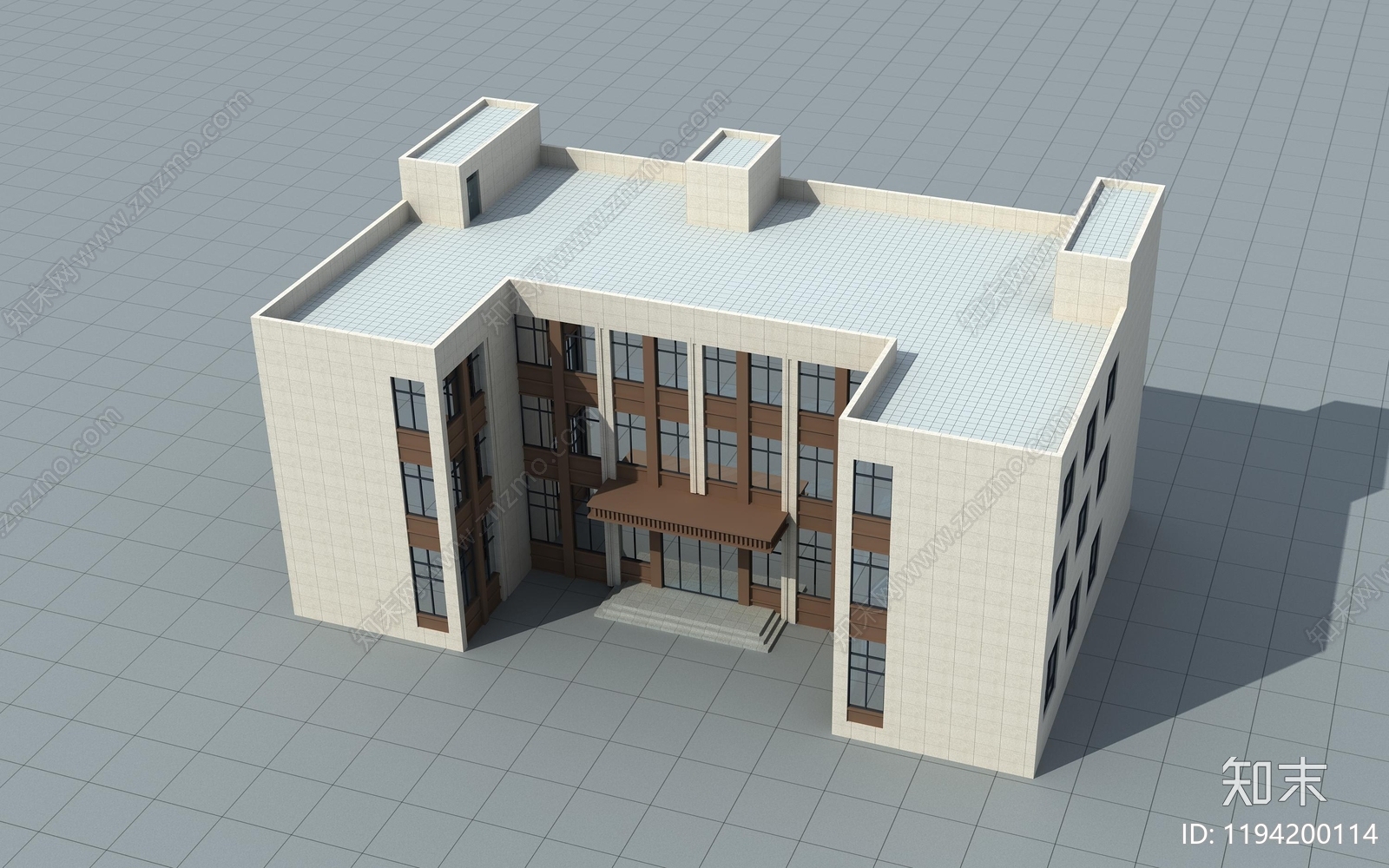 新中式现代民宿建筑cad施工图下载【ID:1194200114】