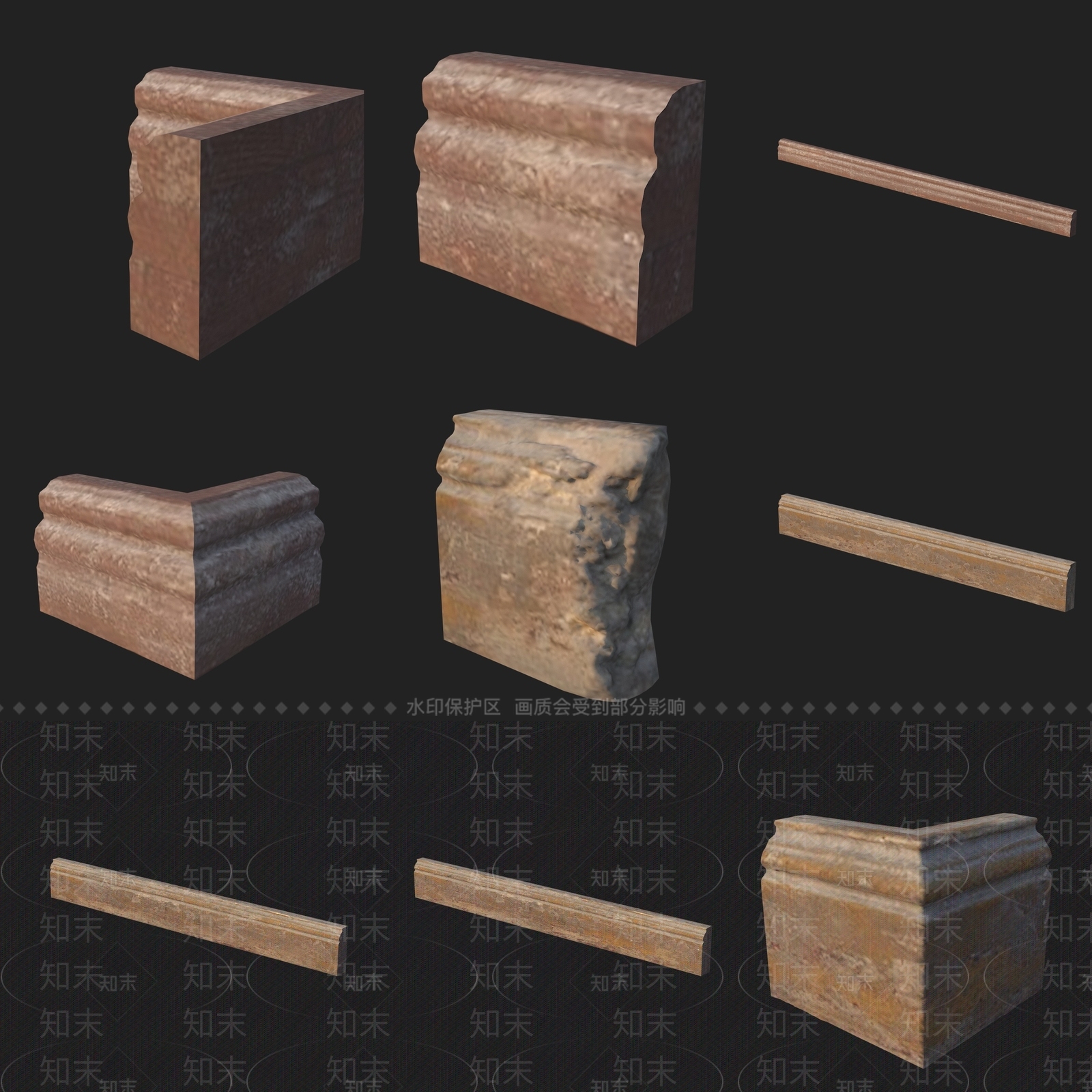 现代其他局部构件3D模型下载【ID:1194200759】