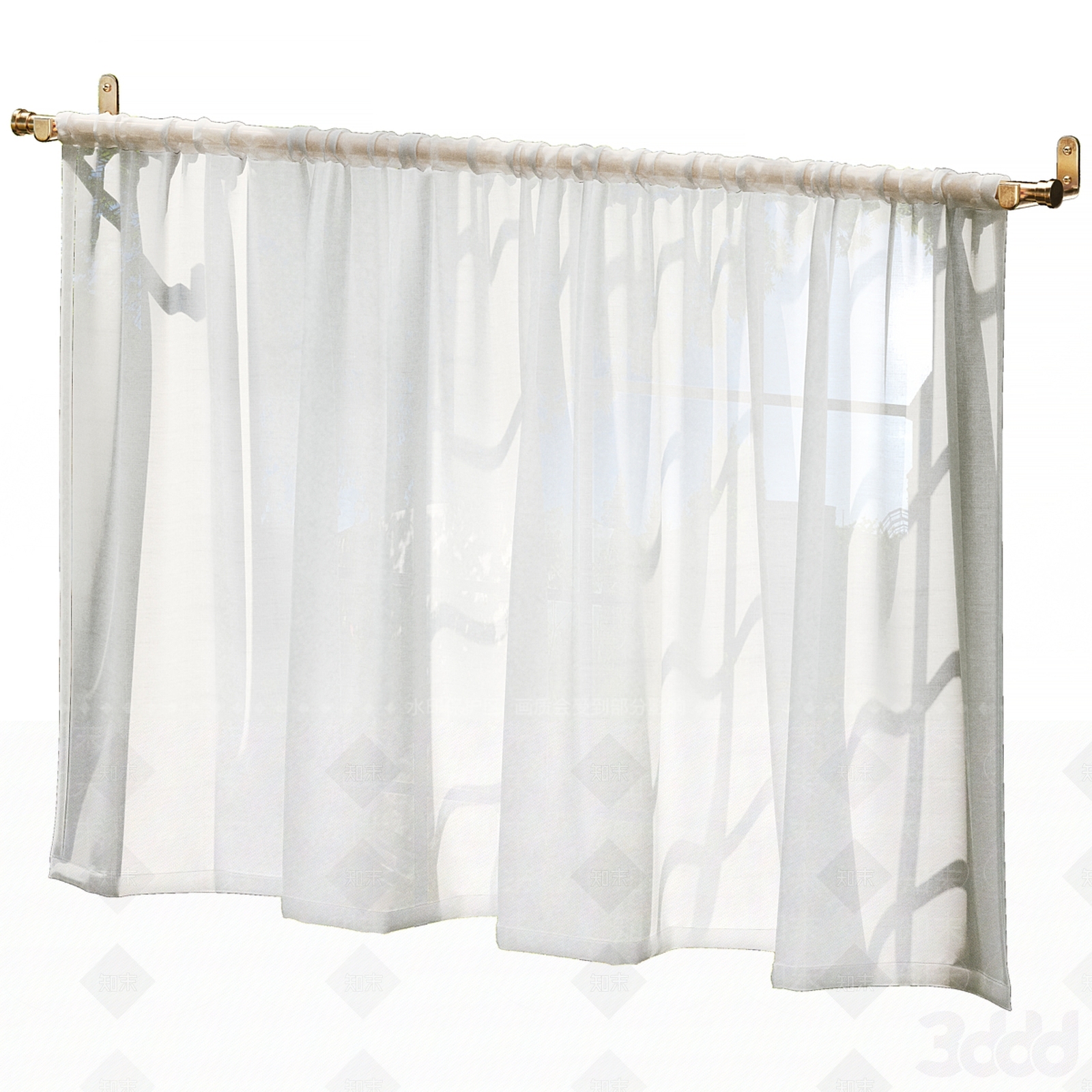 现代欧式门帘3D模型下载【ID:1194202027】