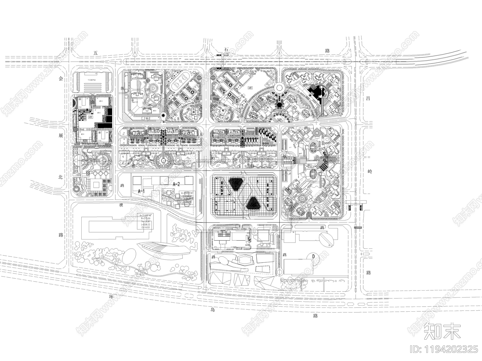 城市规划施工图下载【ID:1194202325】