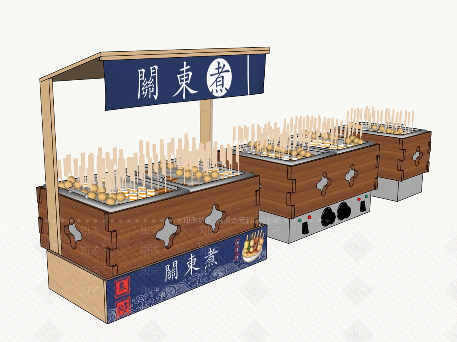 现代便利店SU模型下载【ID:1194203371】