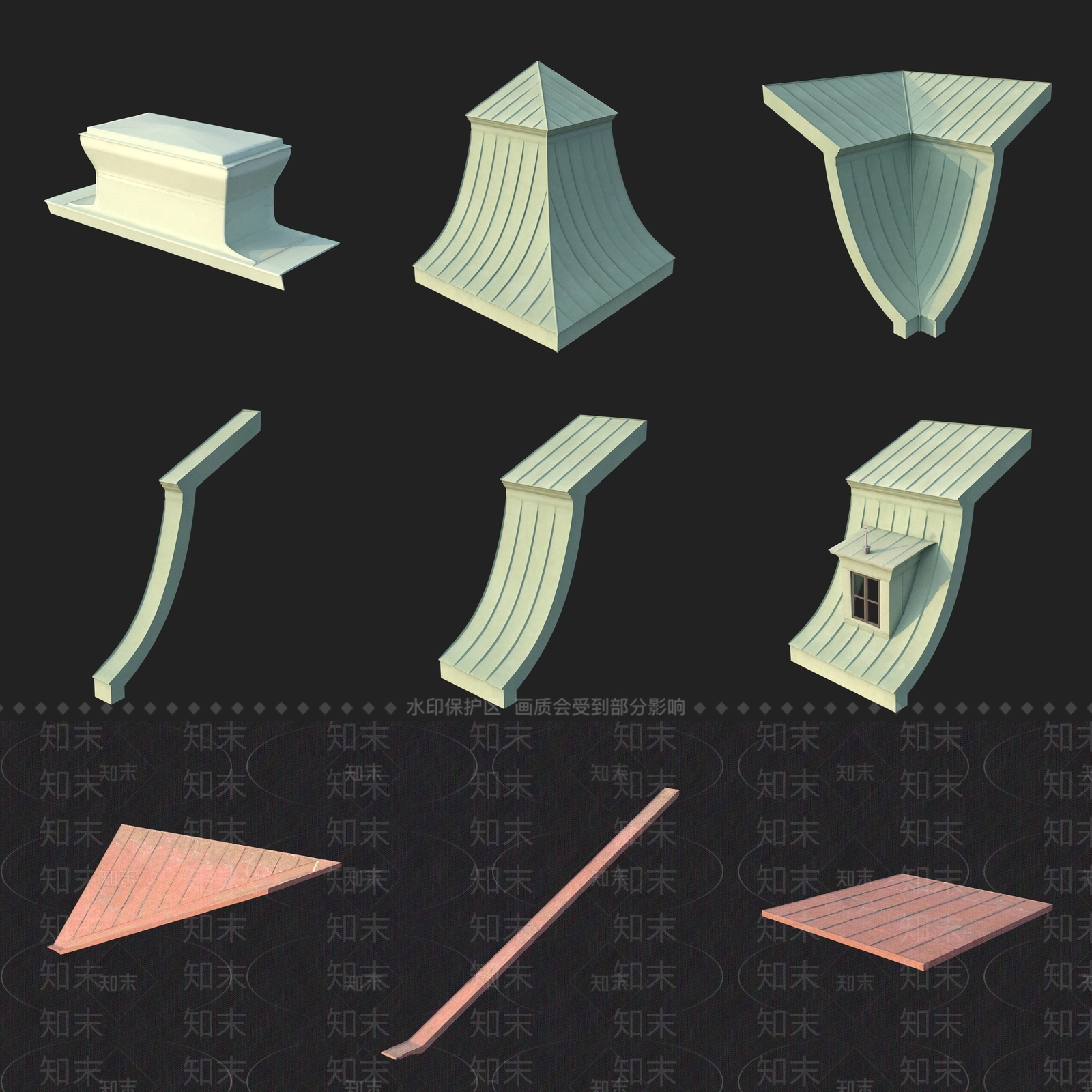 现代其他局部构件3D模型下载【ID:1194203763】