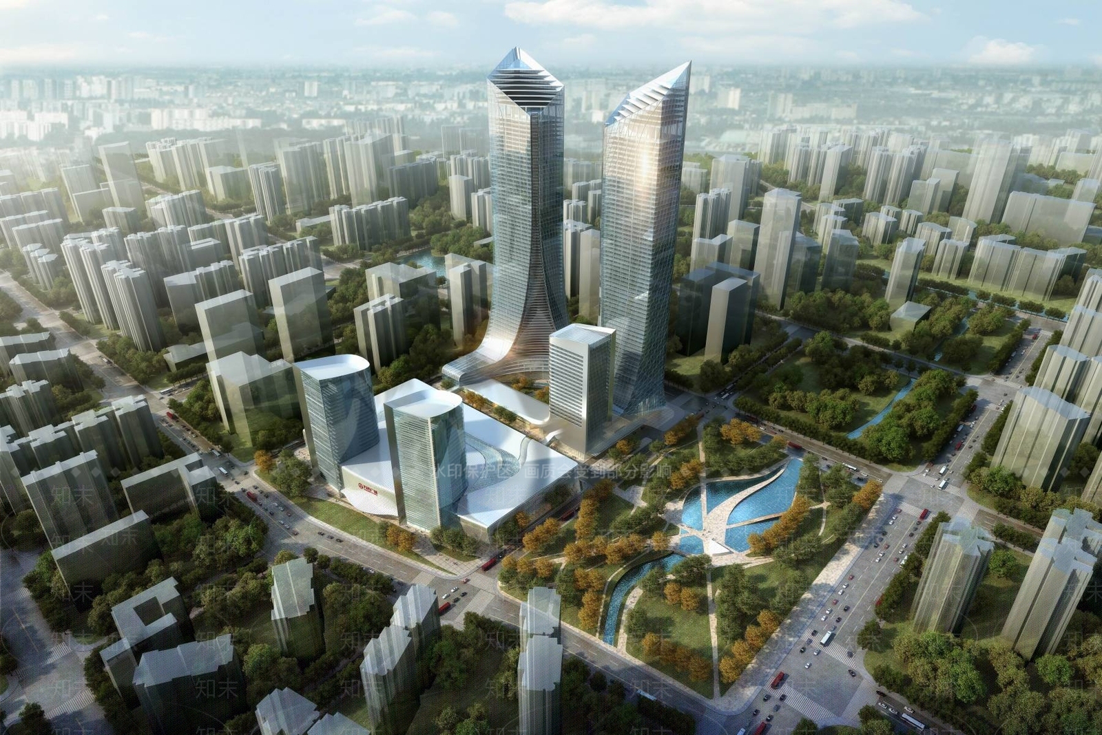 现代商场外观3D模型下载【ID:1194209894】