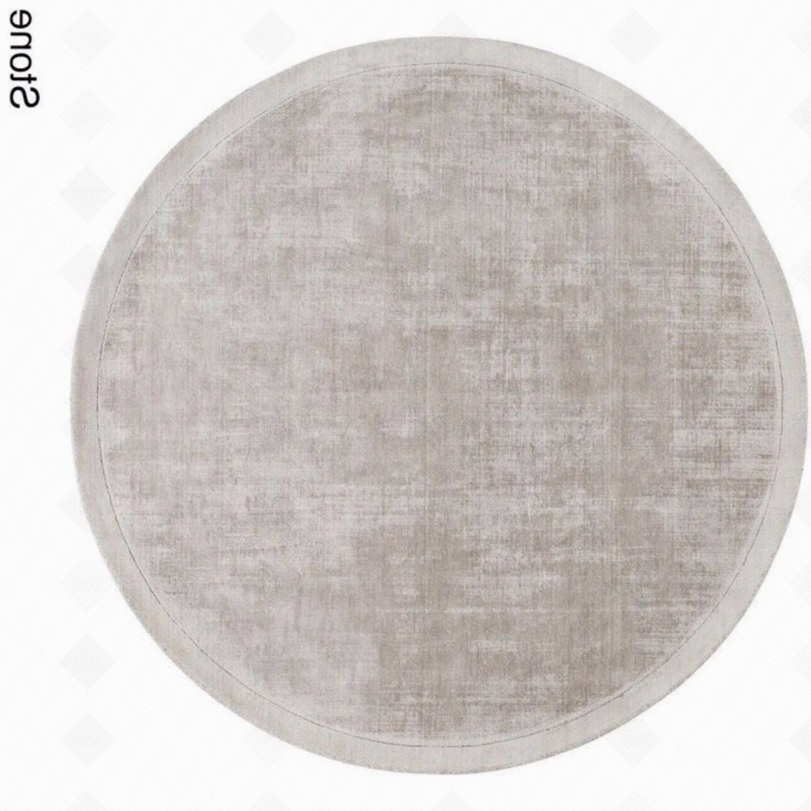 现代新中式圆形地毯贴图下载【ID:1194217214】