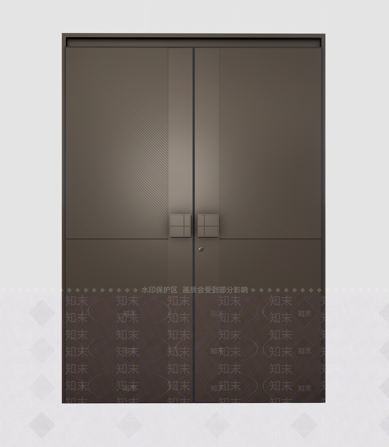 现代双开门3D模型下载【ID:1194220994】