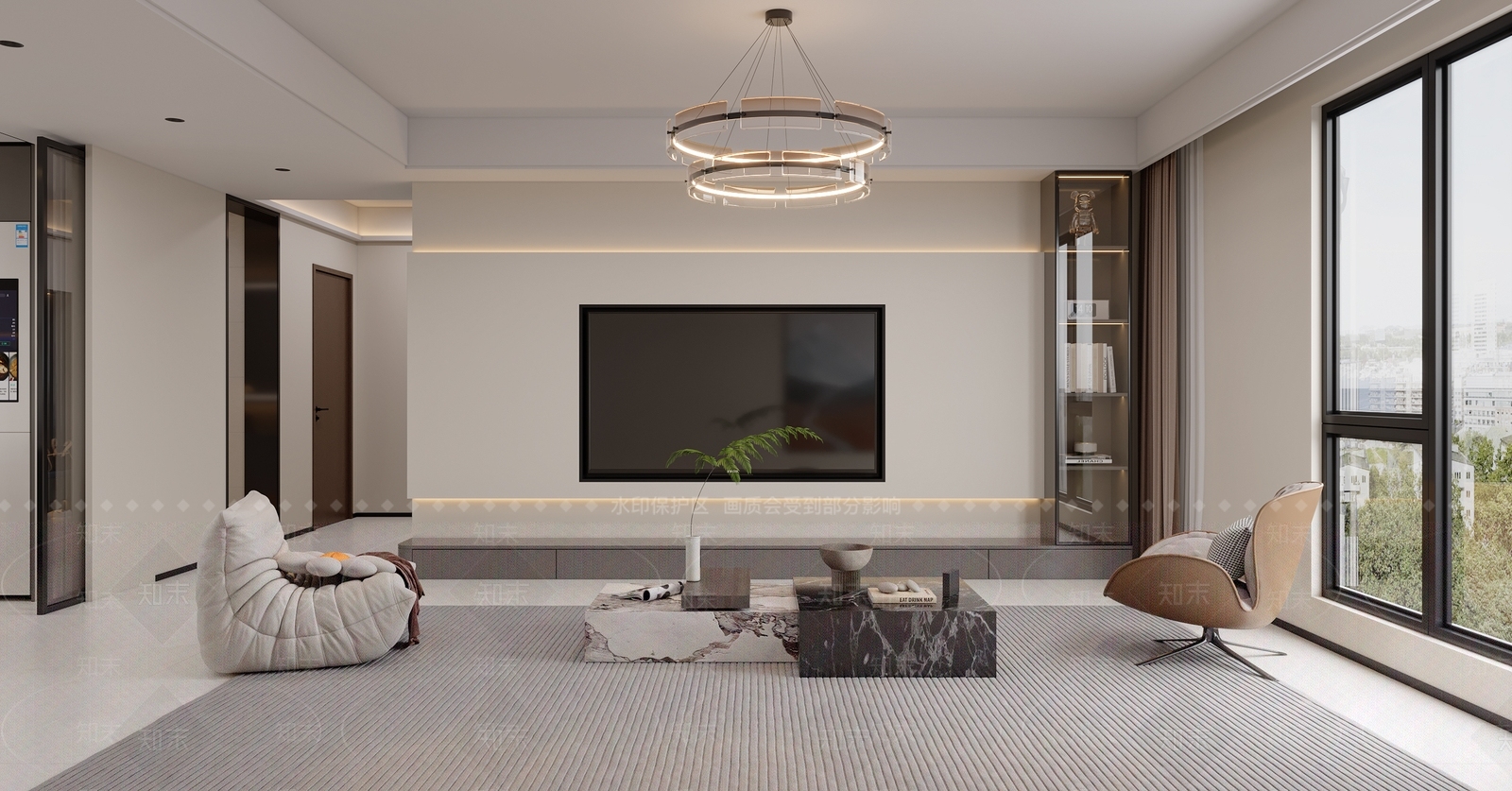 现代玄关3D模型下载【ID:1215130721】