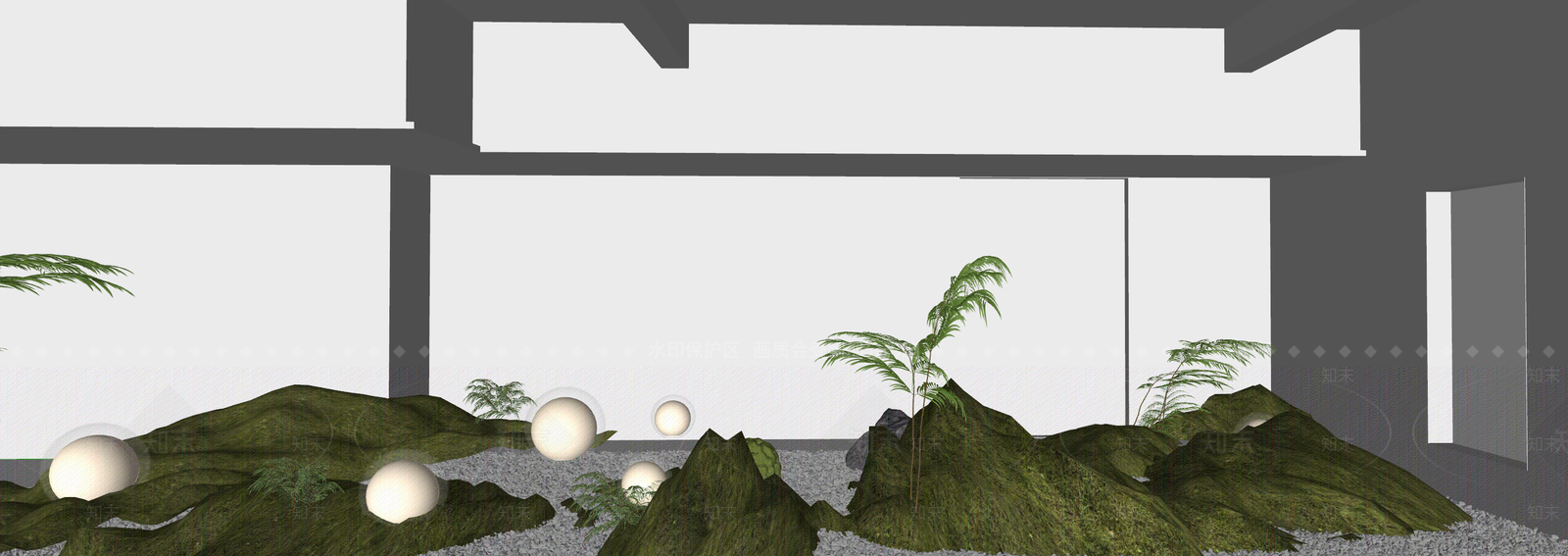 植物组合SU模型下载【ID:1194227459】