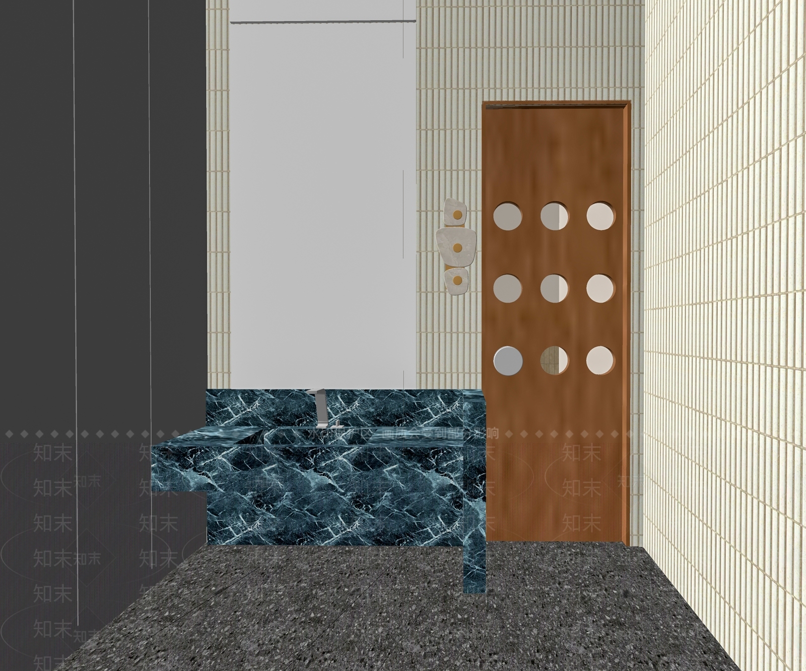 现代卫生间SU模型下载【ID:1194234952】