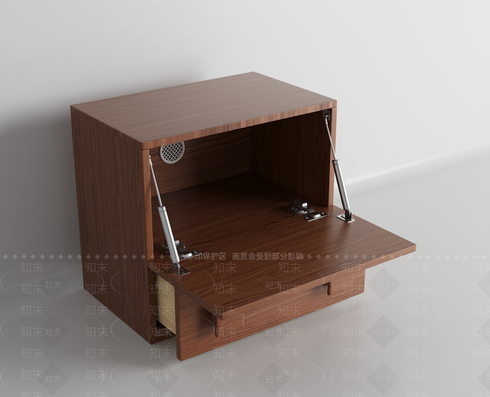 法式现代玄关柜3D模型下载【ID:1194228910】