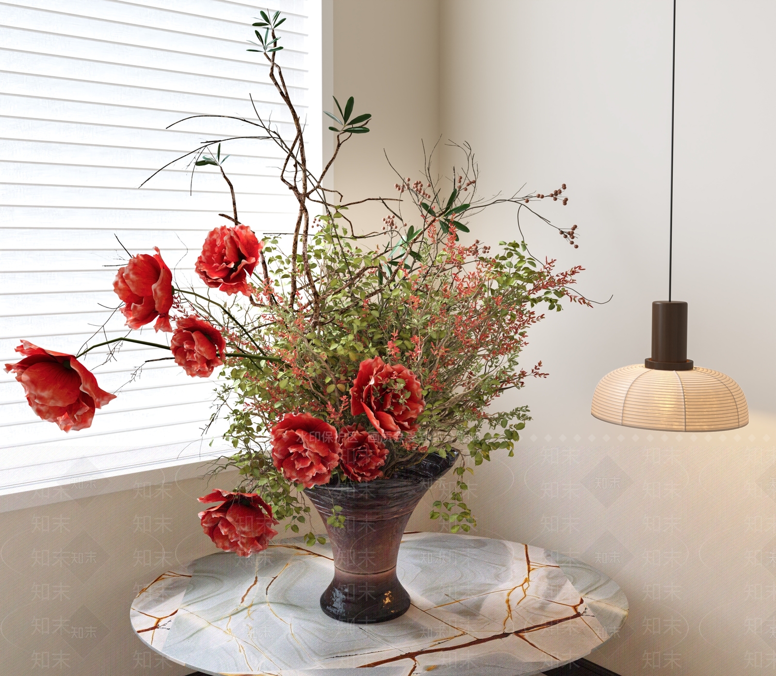 现代花瓶SU模型下载【ID:1194229883】