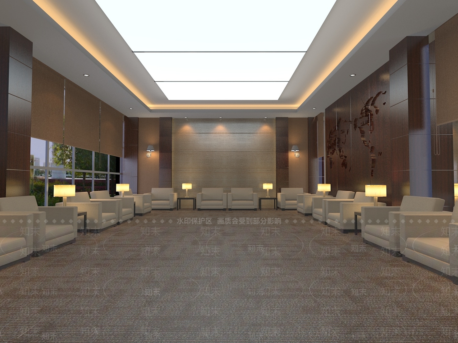 现代会议室3D模型下载【ID:1194232931】