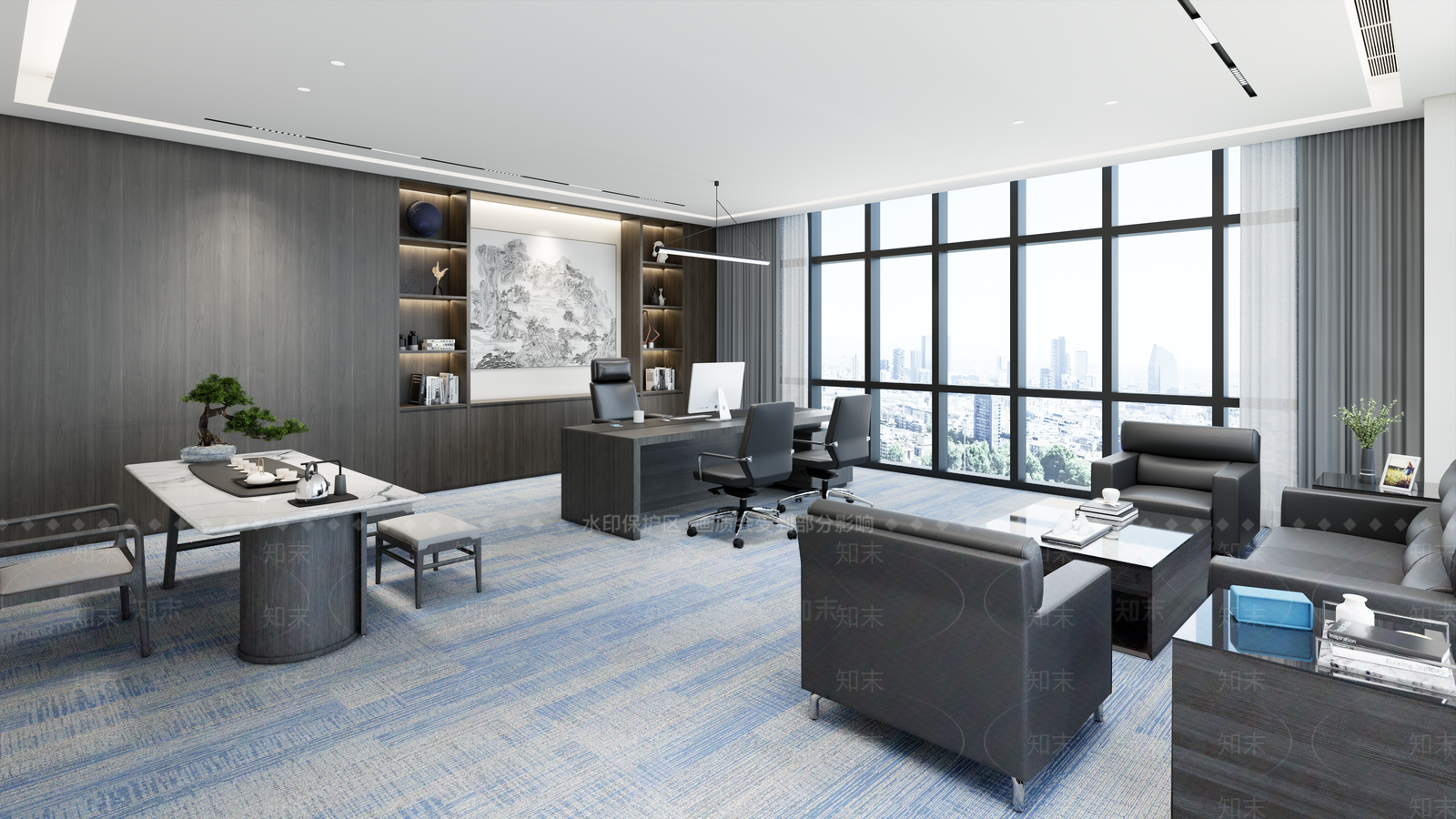 经理办公室SU模型下载【ID:1194234925】