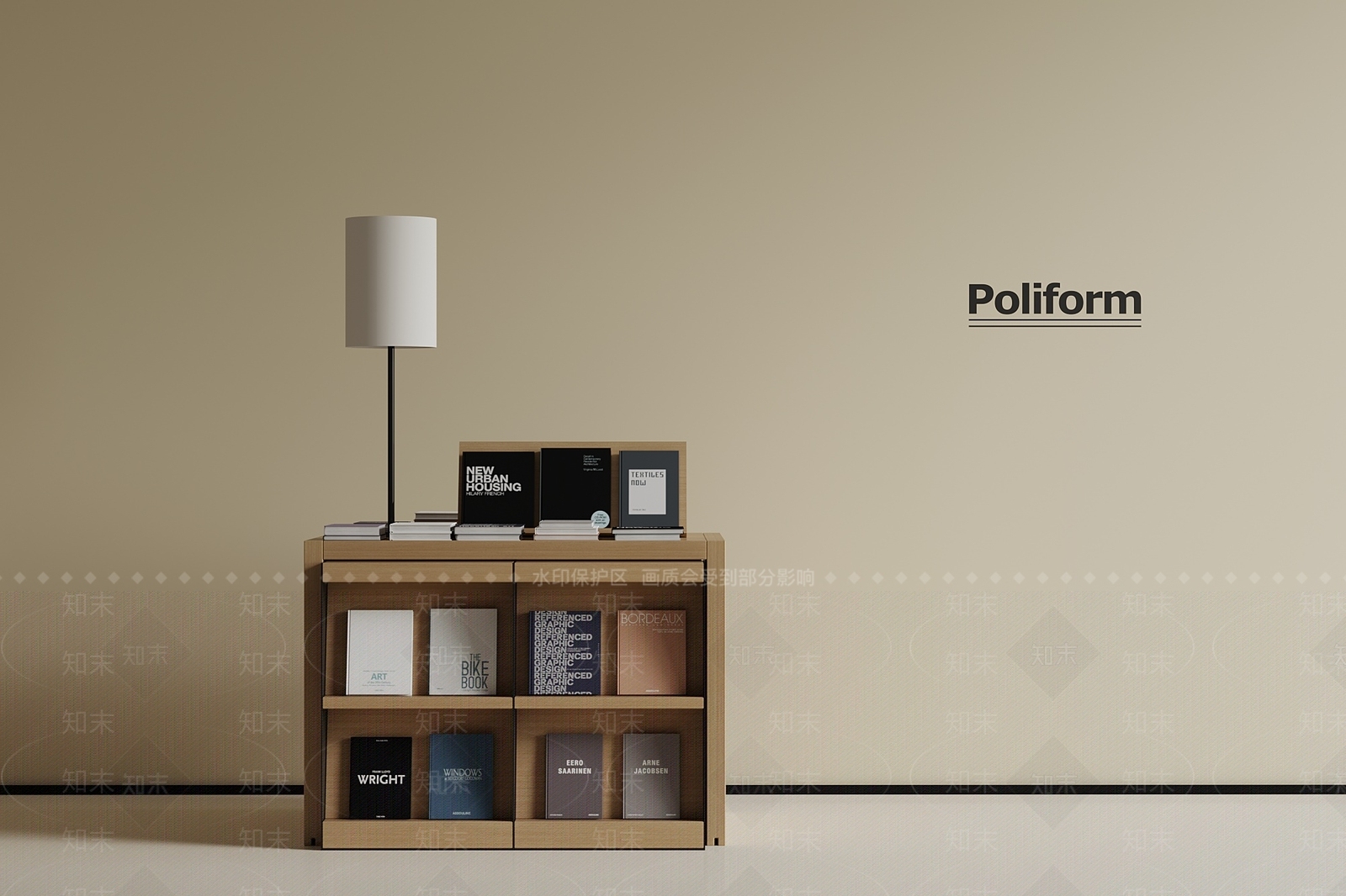 现代书柜SU模型下载【ID:1194234119】