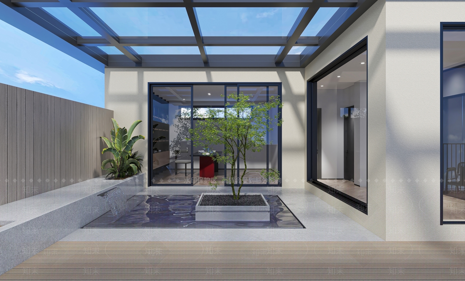 现代阳台3D模型下载【ID:1194241185】