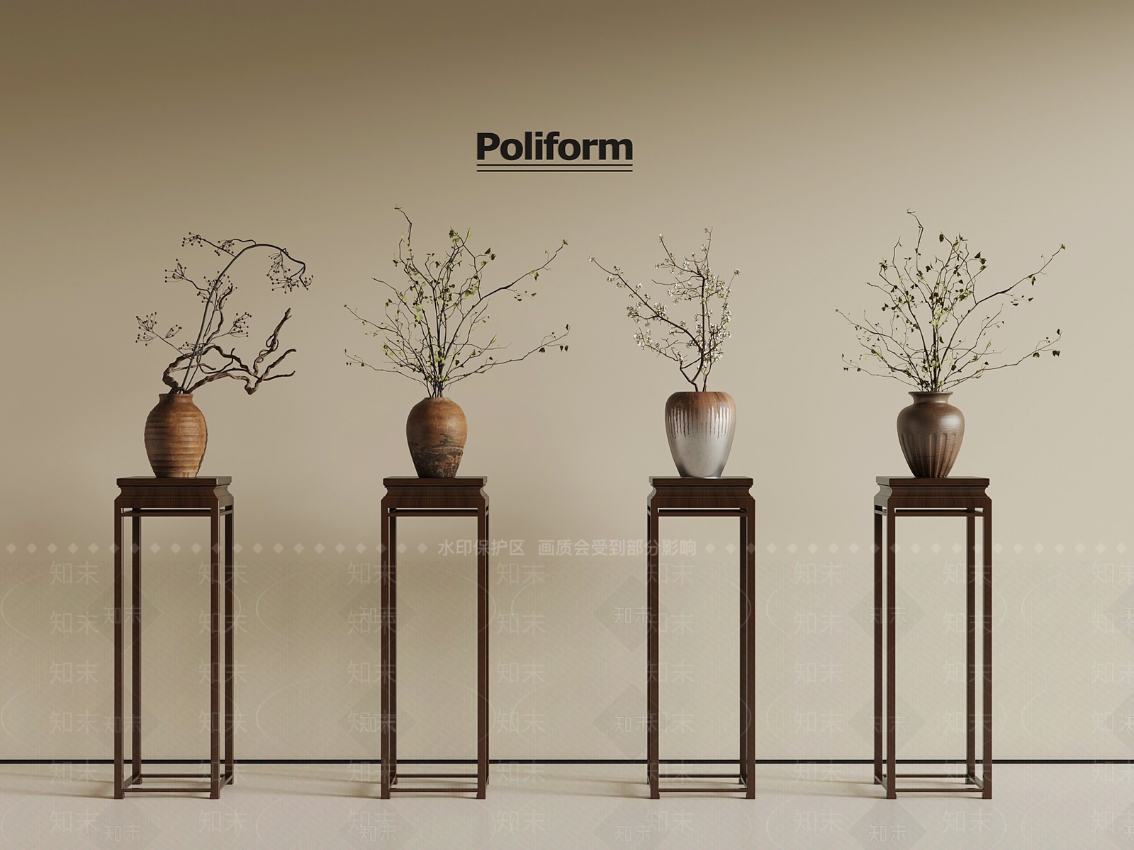 中古花架3D模型下载【ID:1194244651】