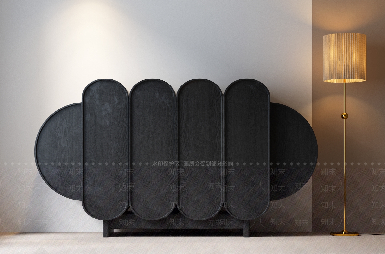 现代意式玄关柜3D模型下载【ID:1194246835】