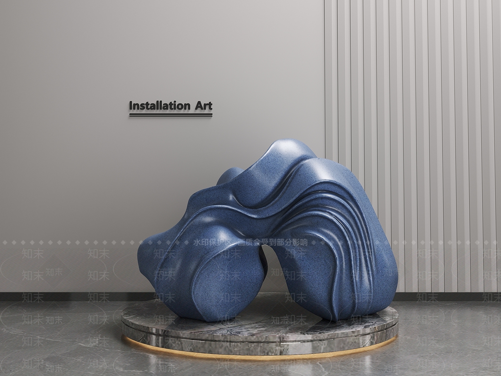 现代意式艺术装置3D模型下载【ID:1194248320】