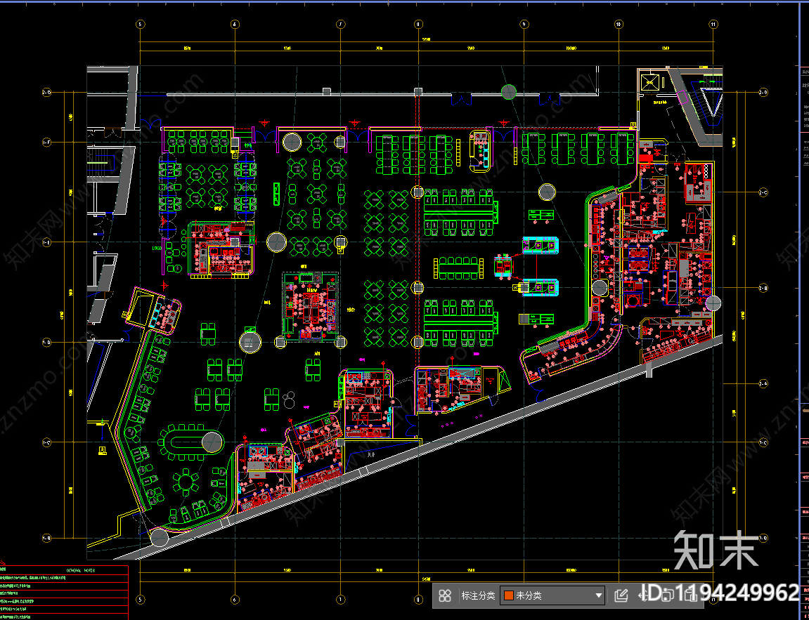 现代其他餐饮空间施工图下载【ID:1194249962】