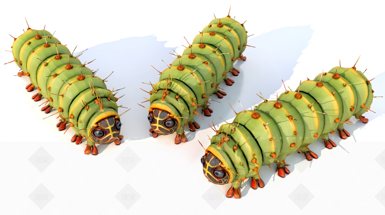 爬行类动物3D模型下载【ID:1194250683】