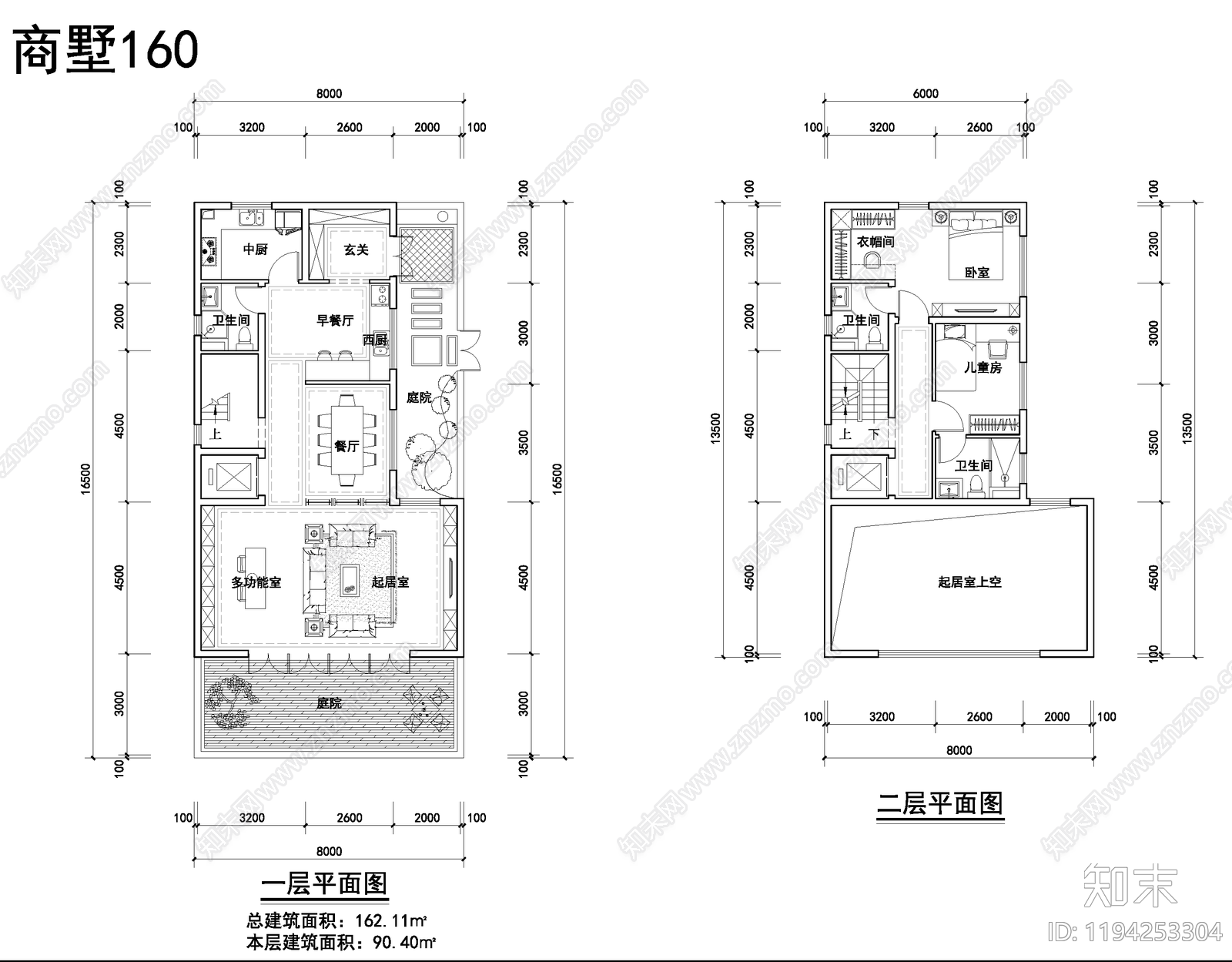 别墅建筑CAD图纸精品下载_AutoCAD图纸_知末网