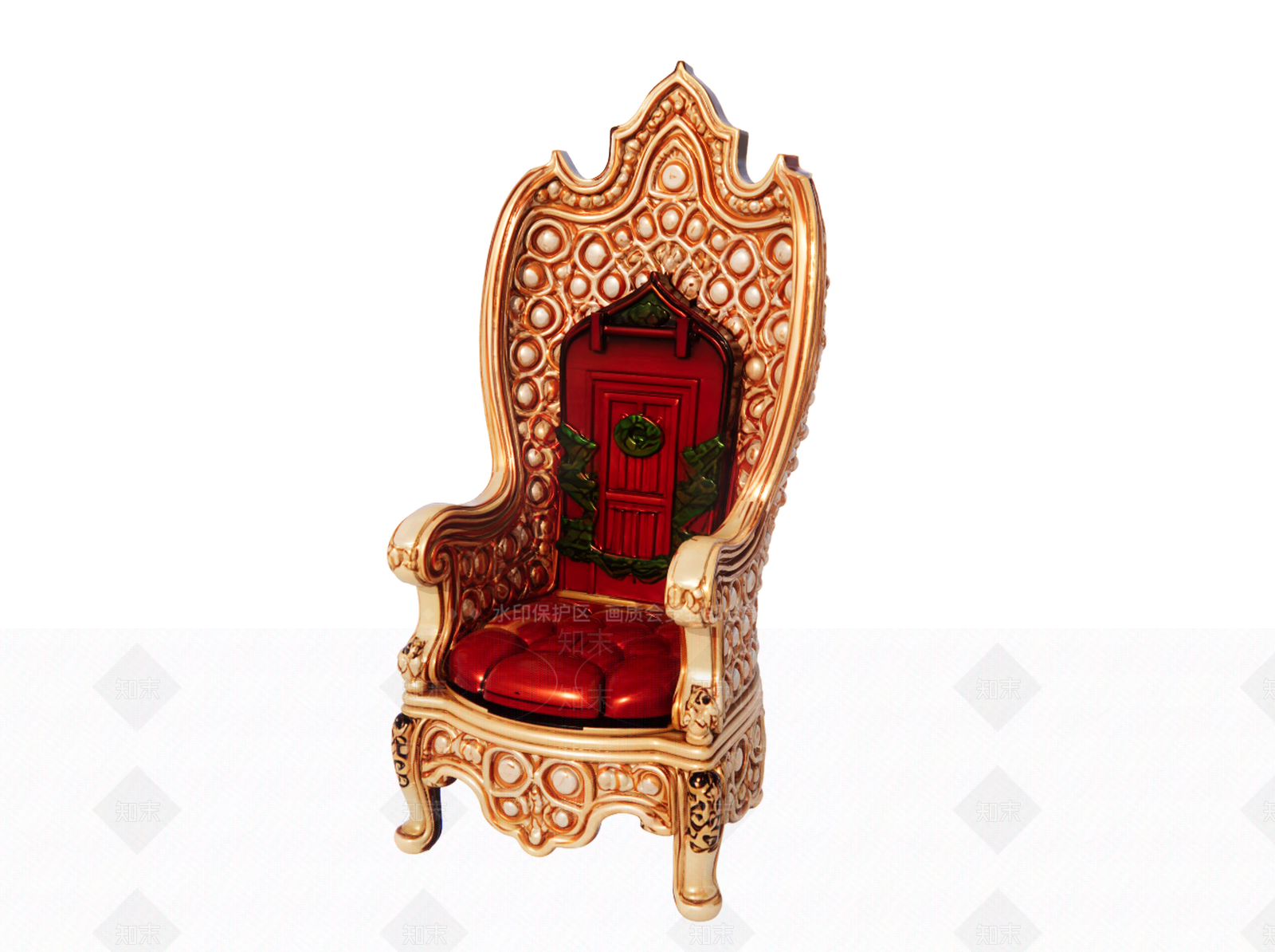 现代欧式单人沙发SU模型下载【ID:1194260754】