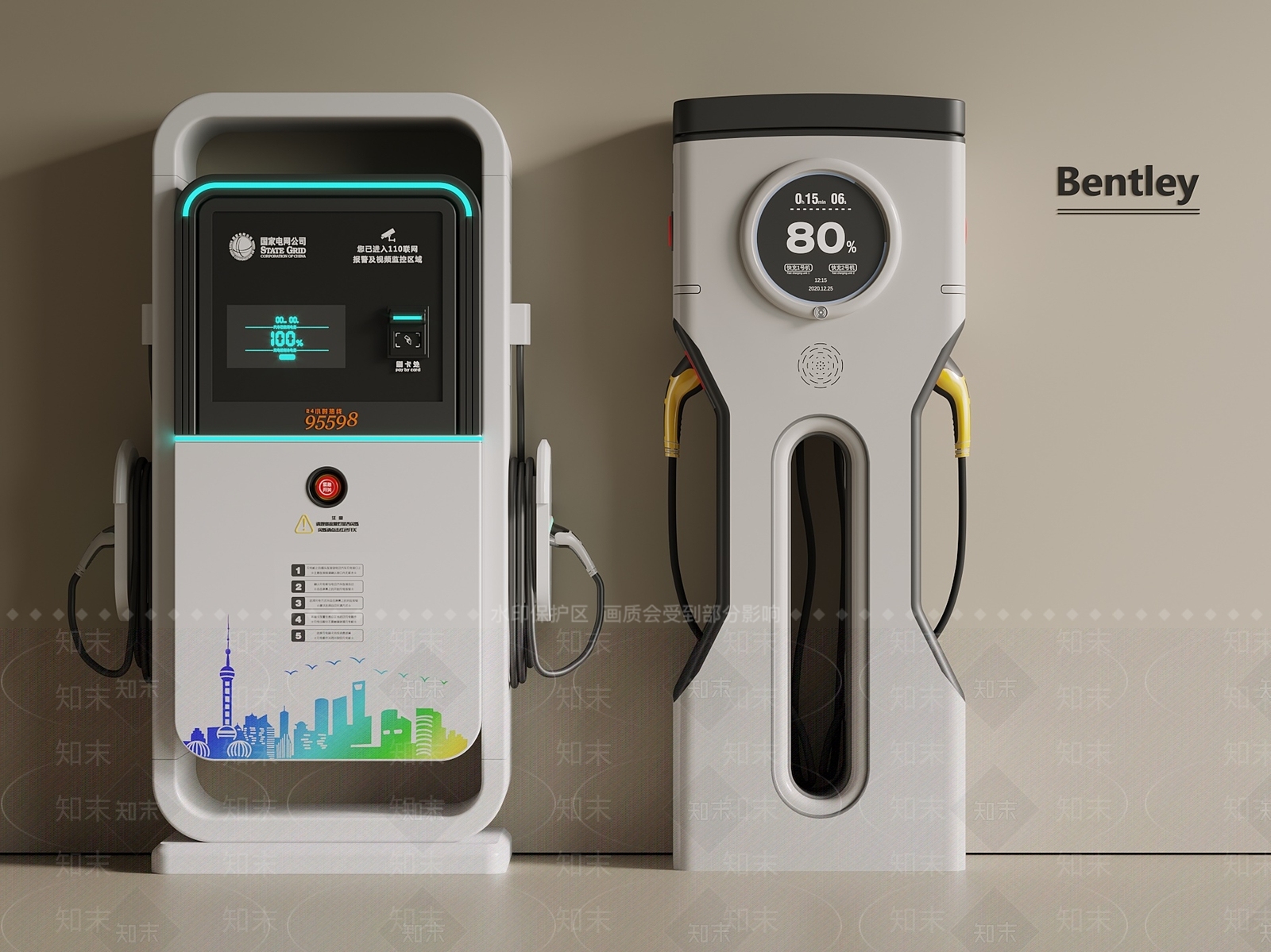 充电桩SU模型下载【ID:1194260927】