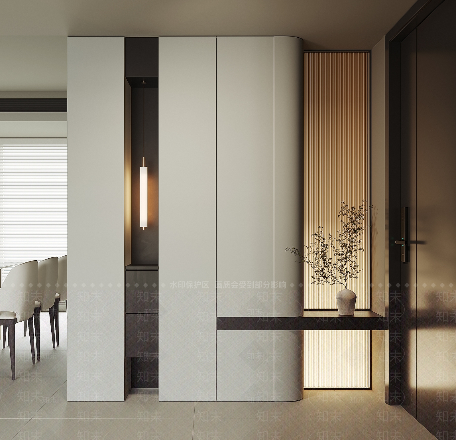 现代鞋柜3D模型下载【ID:1194264998】