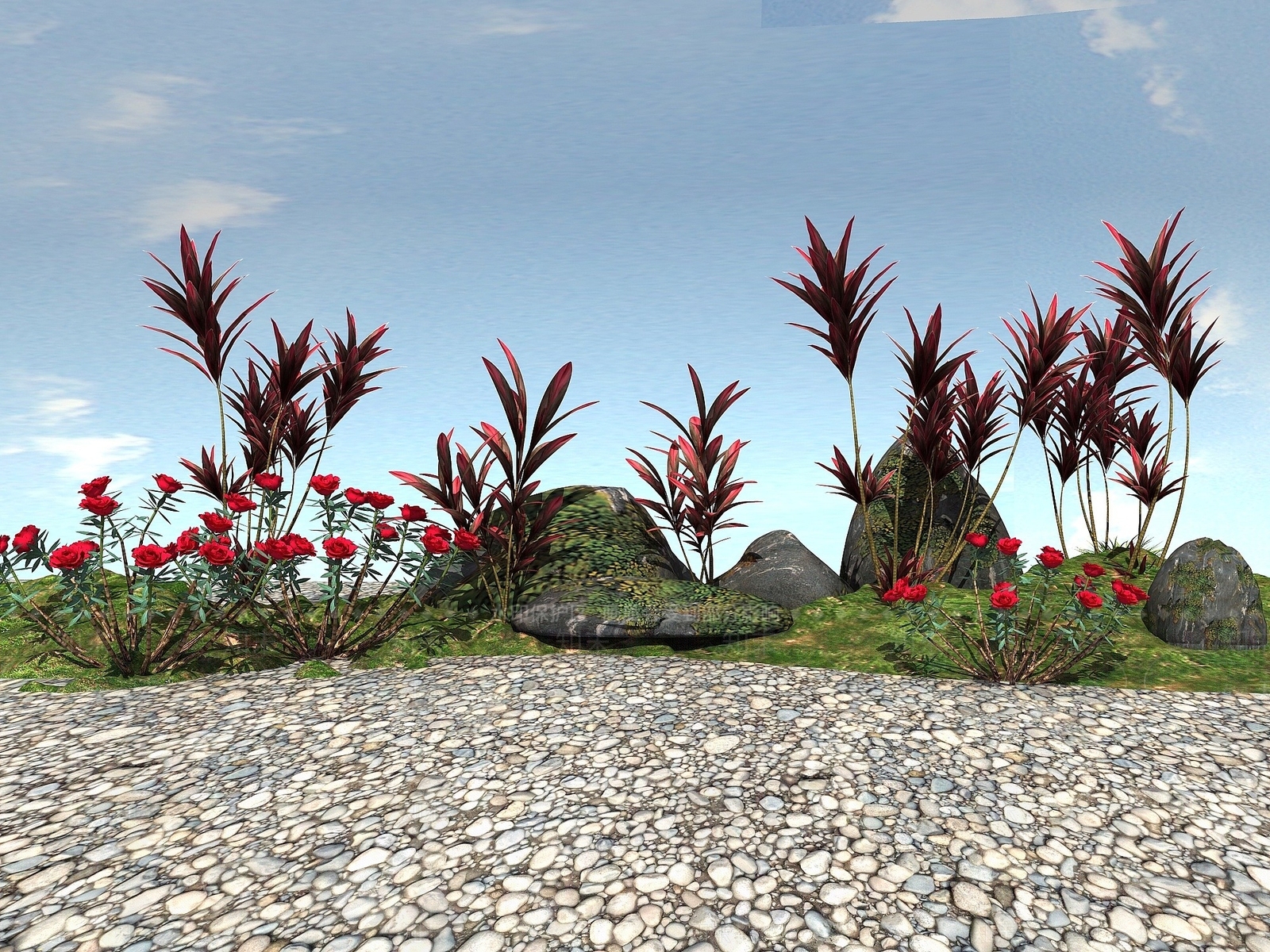 现代绿化植物3D模型下载【ID:1194265511】