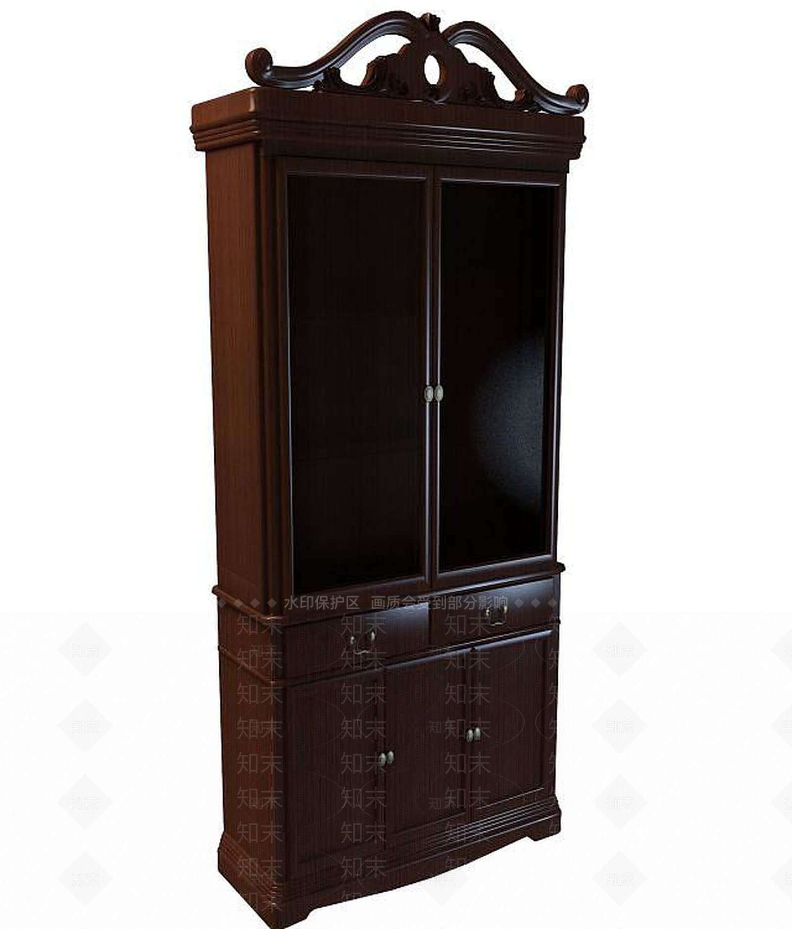 欧式古典欧式酒柜3D模型下载【ID:1194266220】