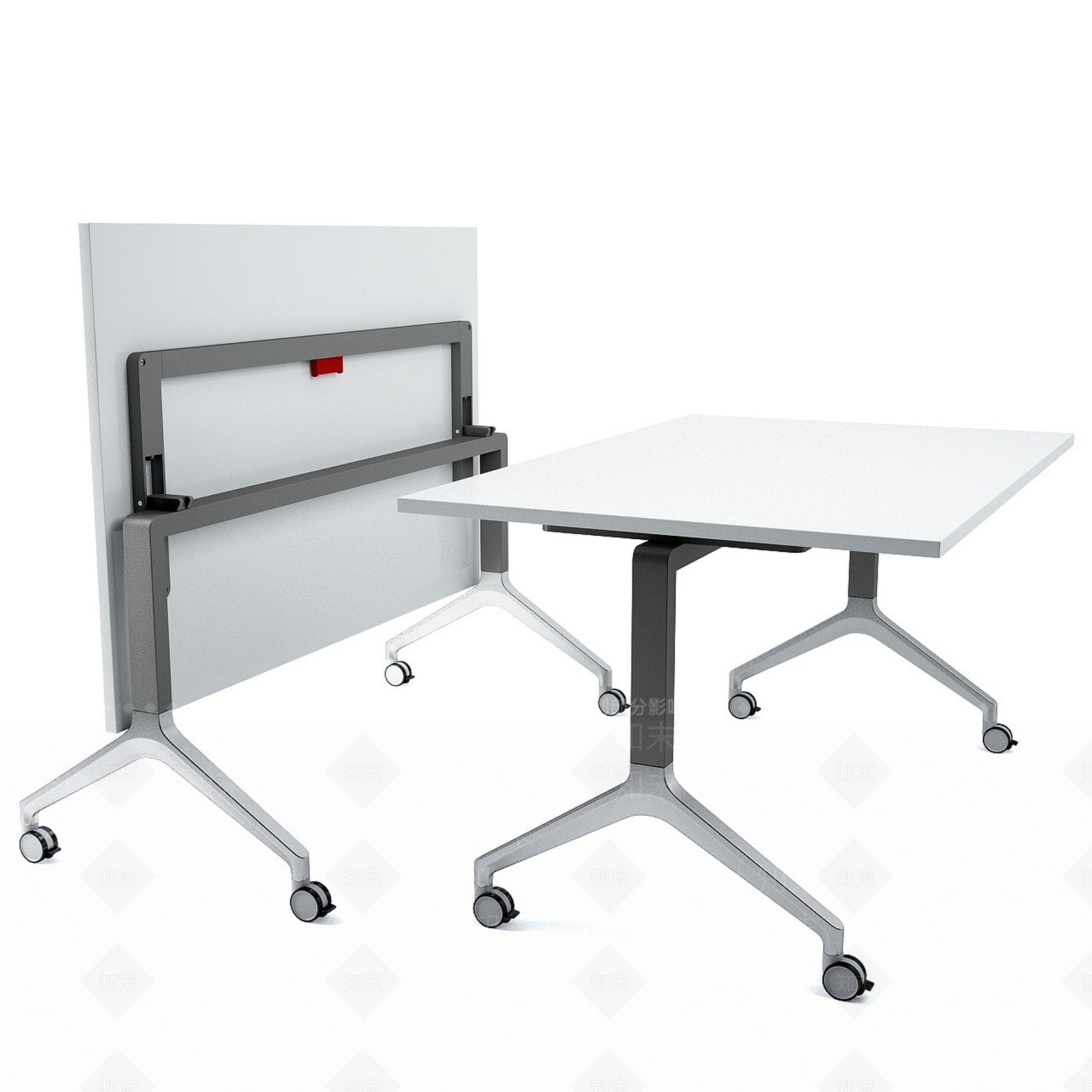 现代办公桌3D模型下载【ID:1194266503】