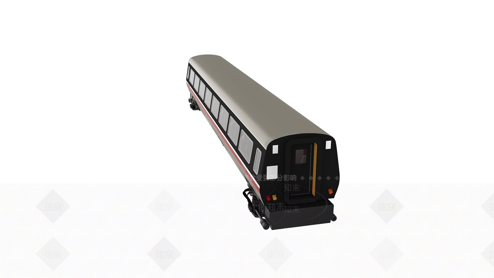 现代火车3D模型下载【ID:1194267689】