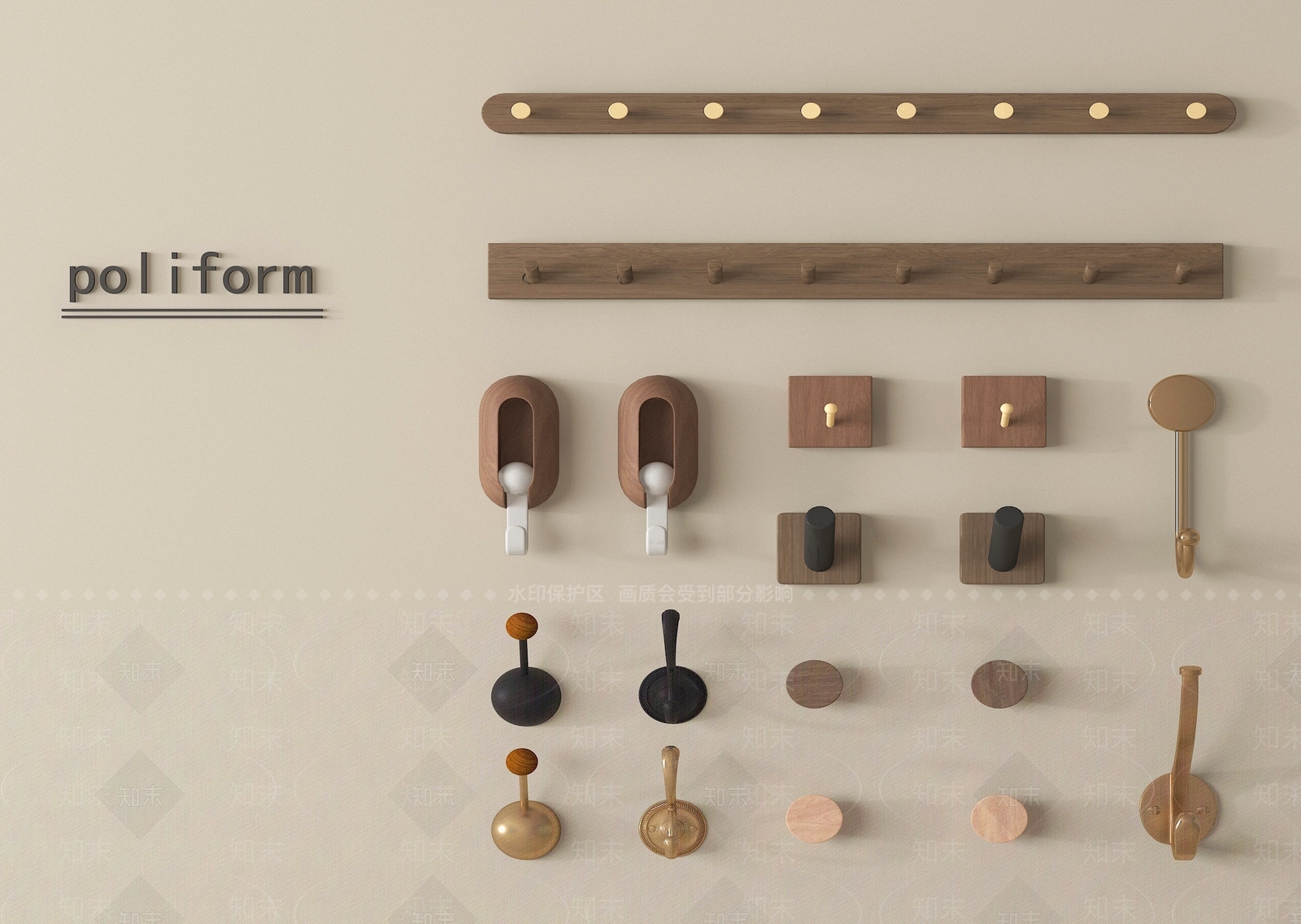 法式中古挂钩SU模型下载【ID:1194267942】