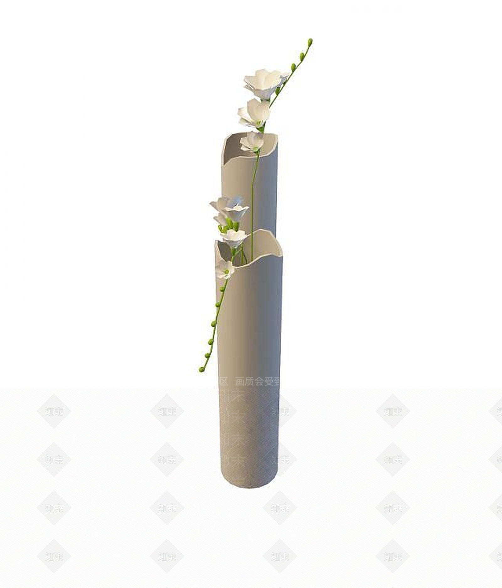 现代花瓶3D模型下载【ID:1194269403】