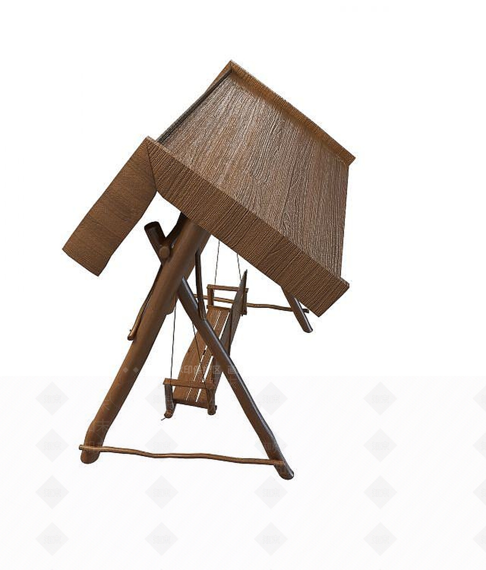 现代秋千椅3D模型下载【ID:1194271675】