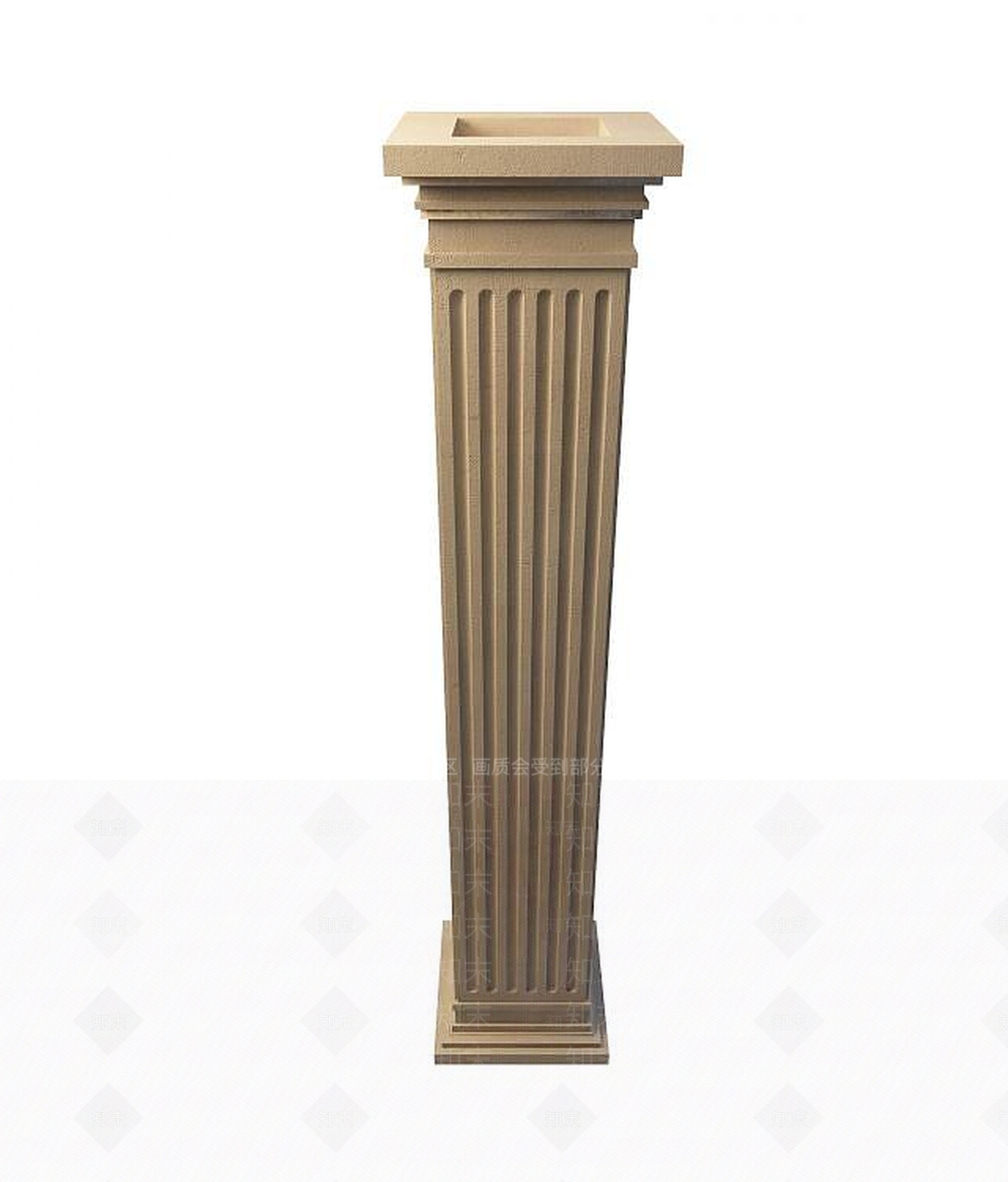 现代柱子3D模型下载【ID:1194272026】
