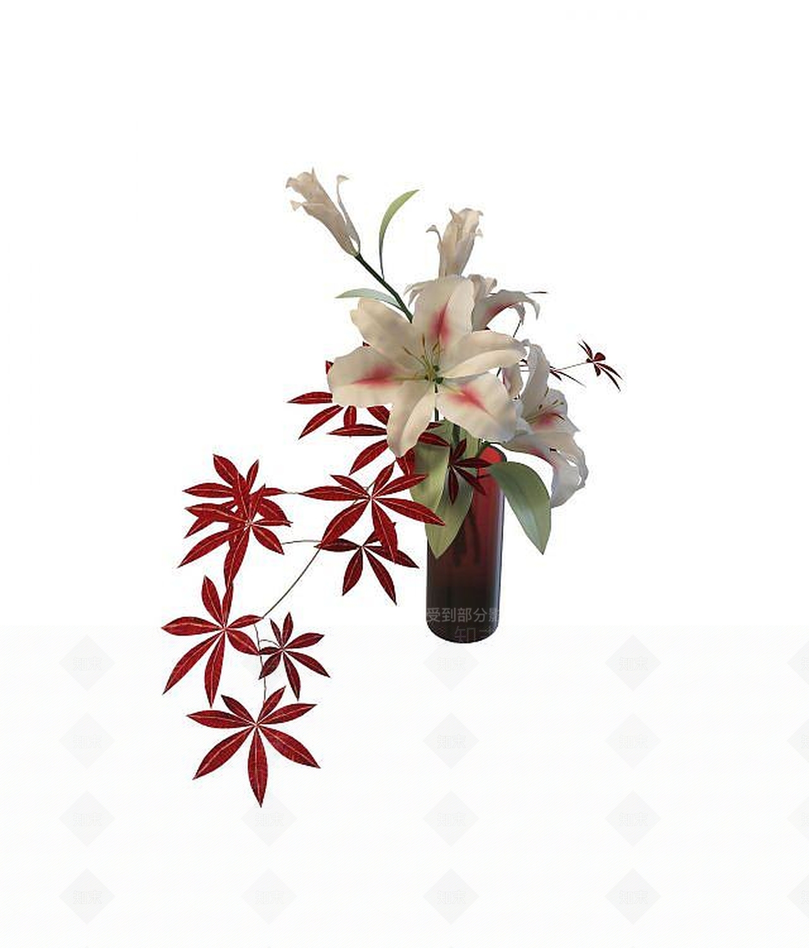现代花瓶3D模型下载【ID:1194272801】