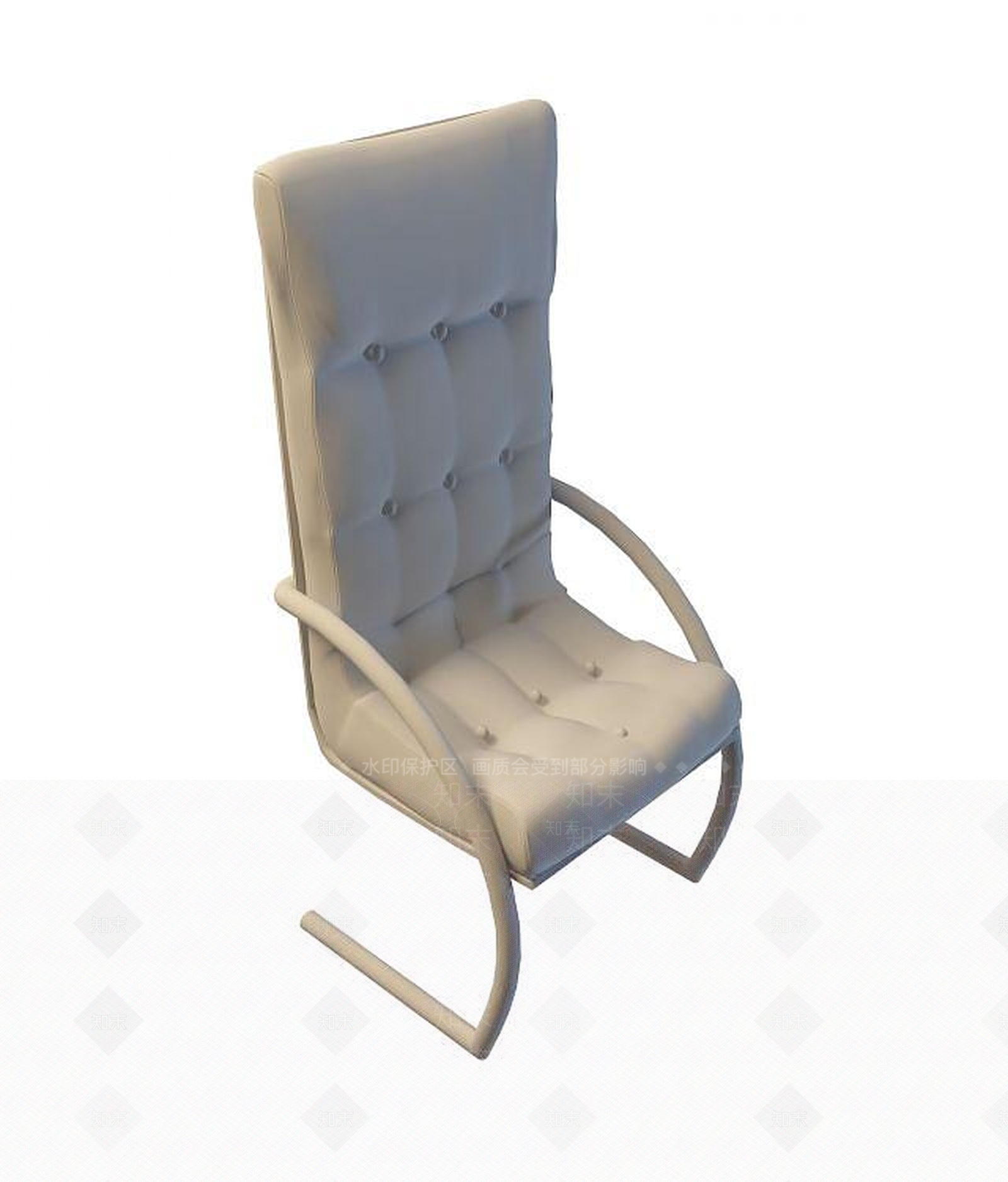 现代拉扣办公扶手椅3D模型下载【ID:1194273022】