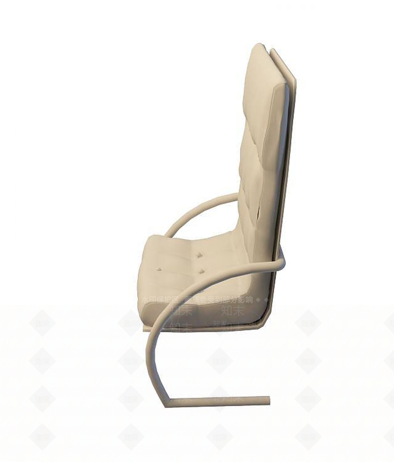 现代拉扣办公扶手椅3D模型下载【ID:1194273022】