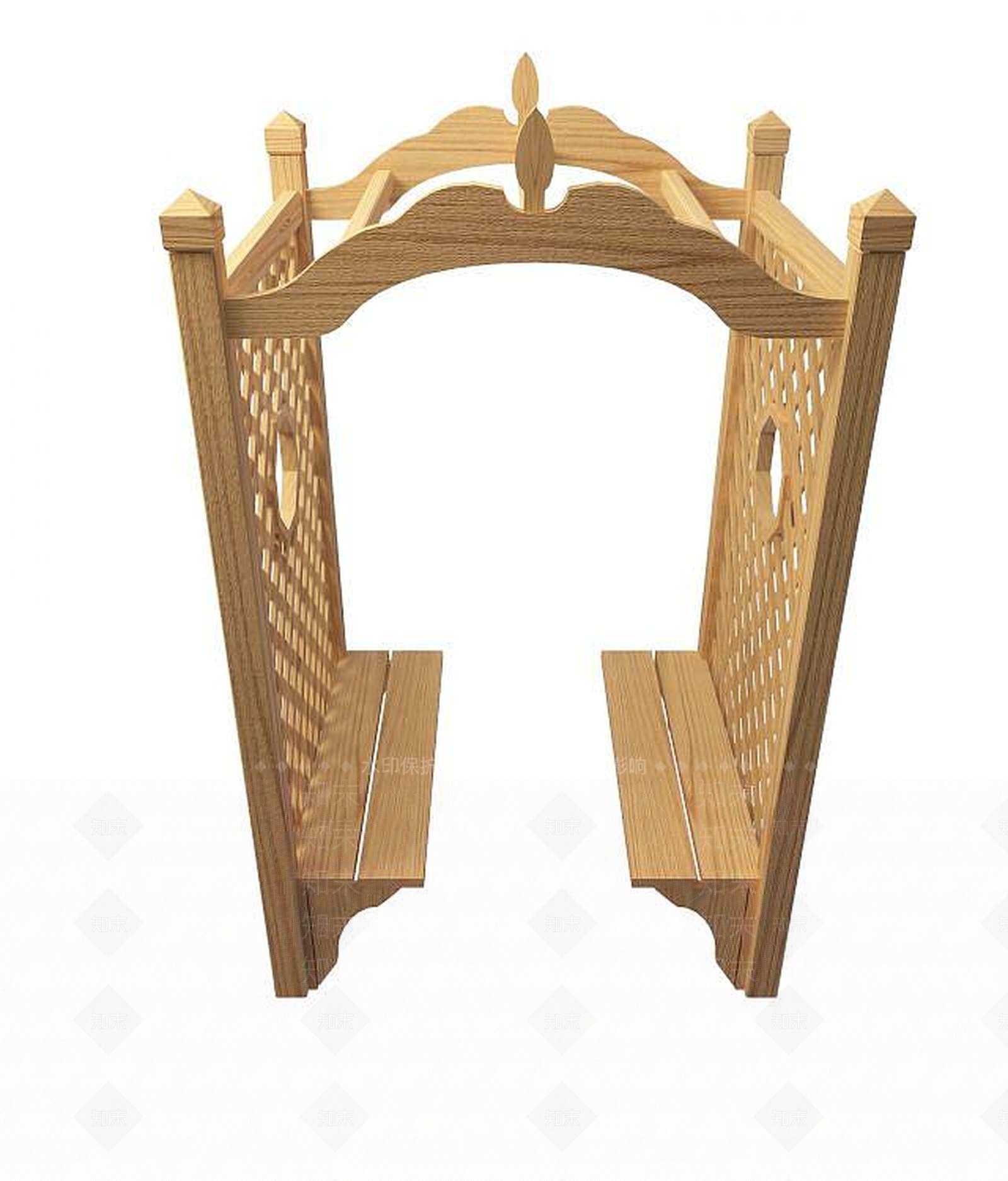 现代凉亭3D模型下载【ID:1194273183】