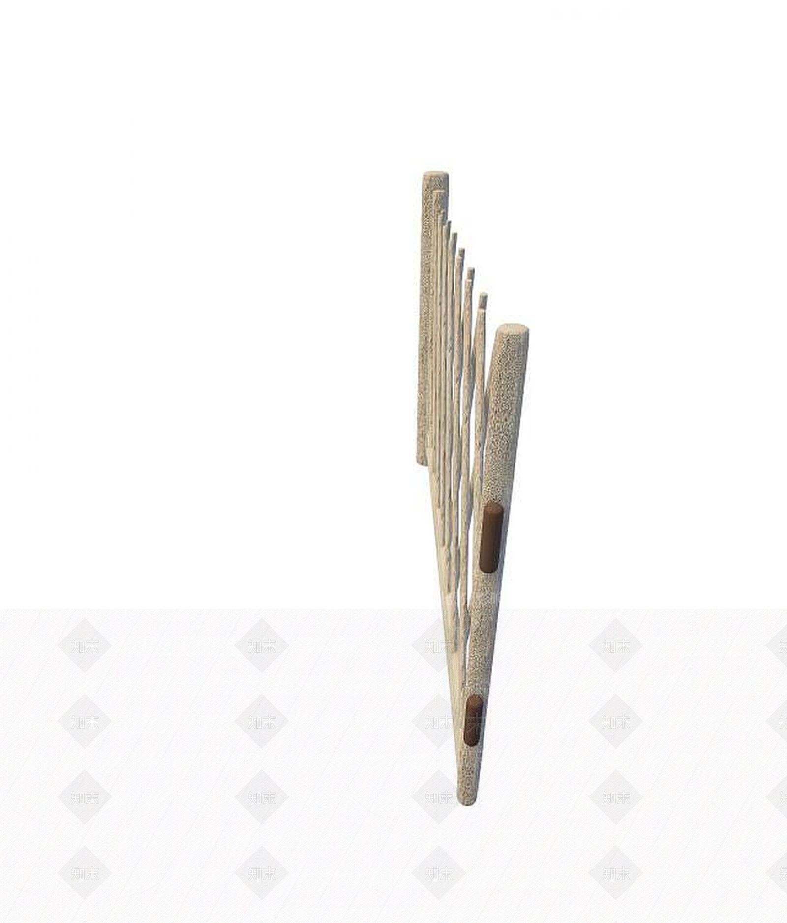 现代栏杆3D模型下载【ID:1194273316】