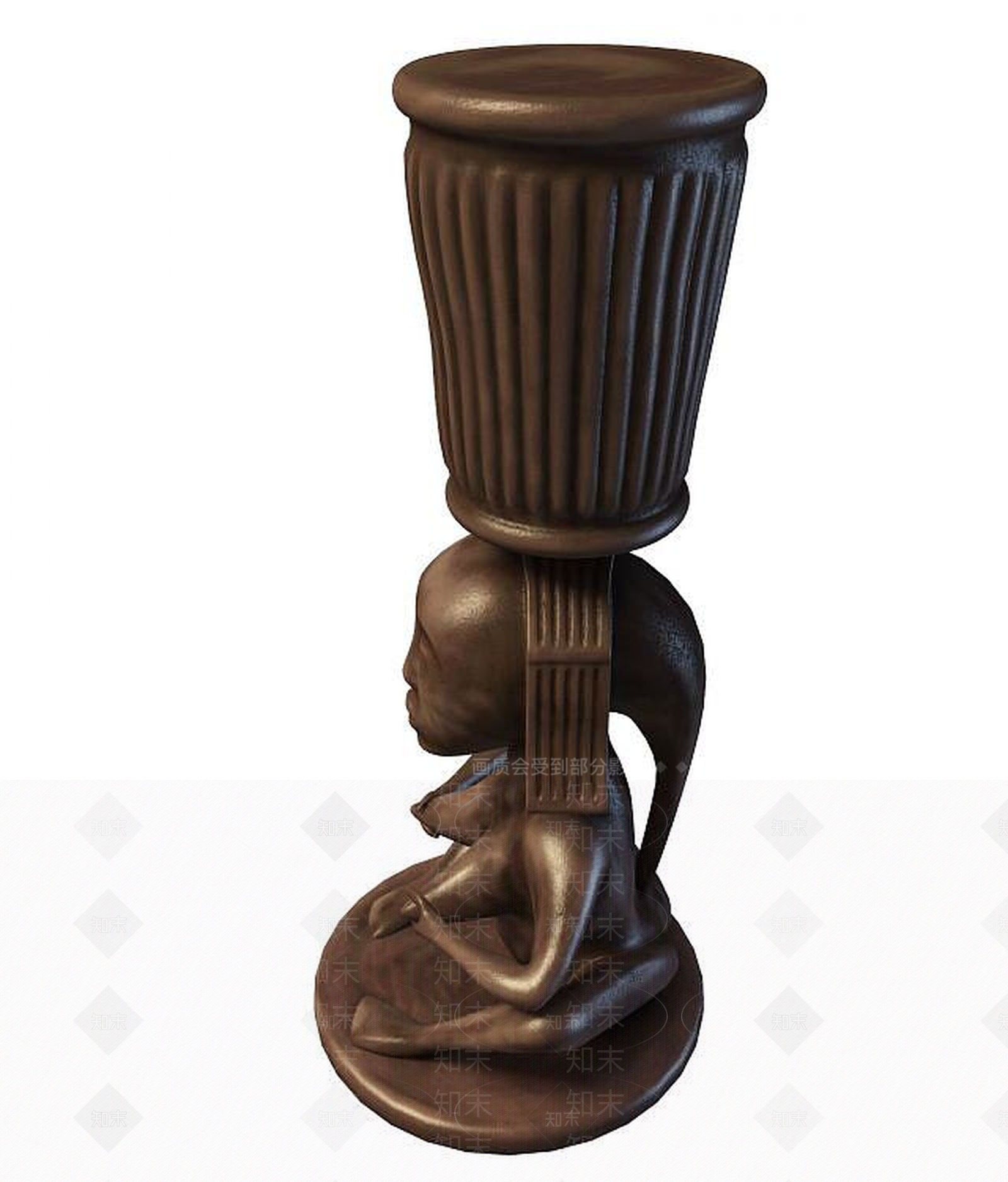 现代雕塑3D模型下载【ID:1194273744】