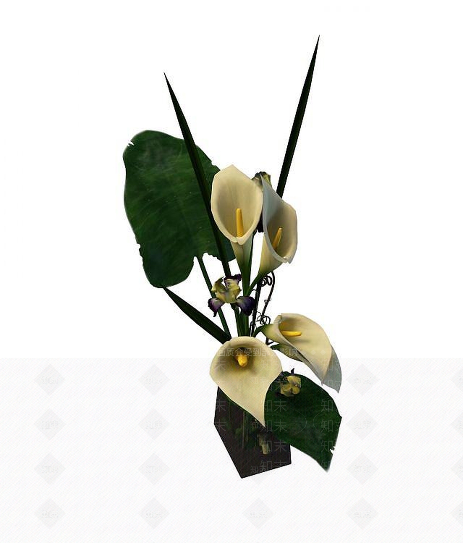 现代花瓶3D模型下载【ID:1194276653】
