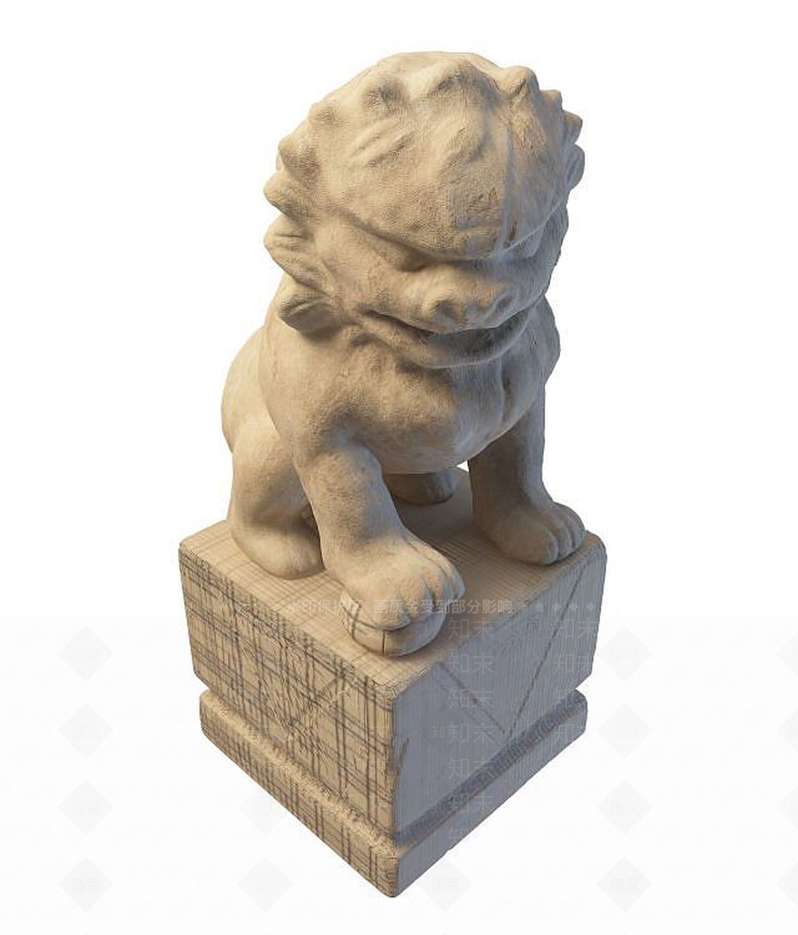 现代雕塑3D模型下载【ID:1194280732】