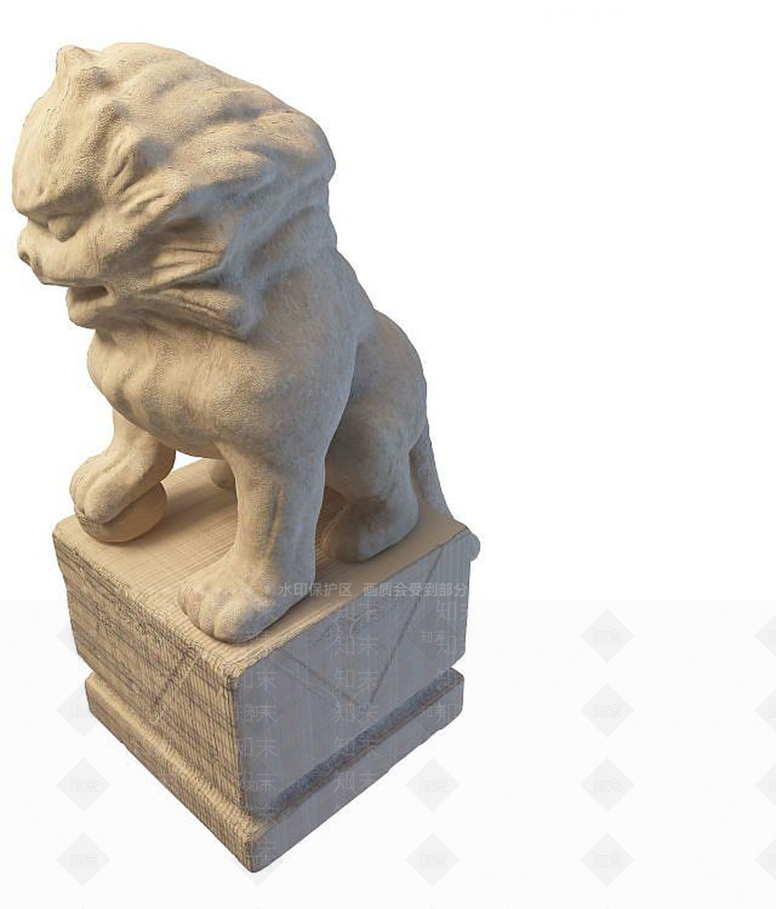 现代雕塑3D模型下载【ID:1194280732】