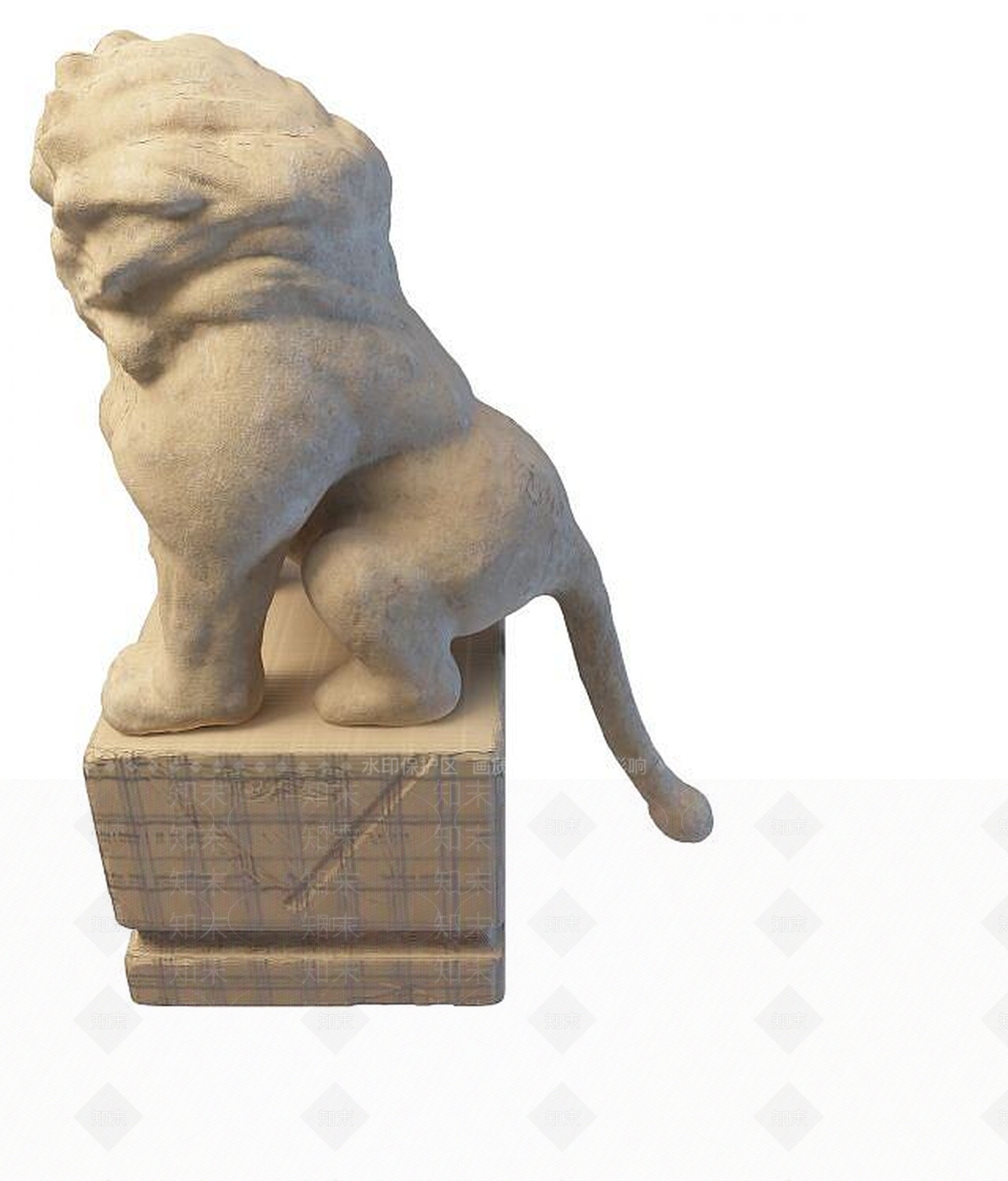 现代雕塑3D模型下载【ID:1194280732】