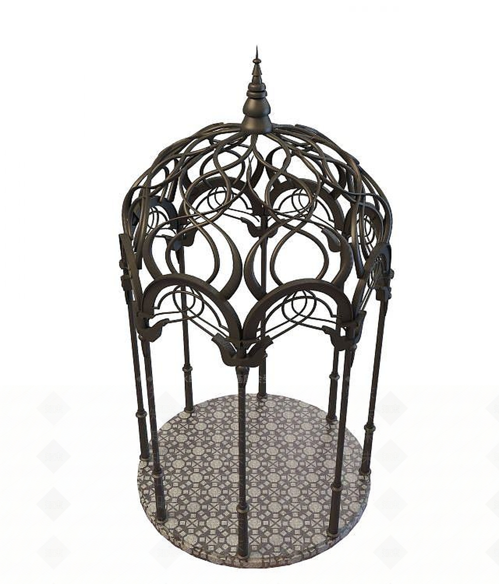 现代凉亭3D模型下载【ID:1194281896】