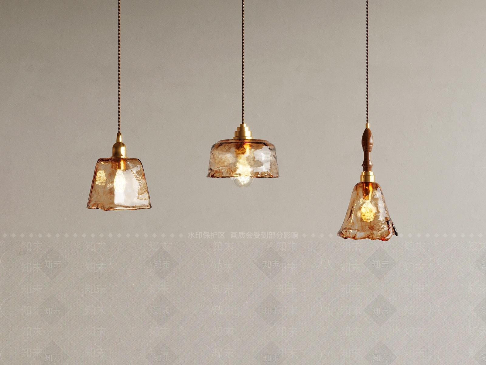 法式复古吊灯3D模型下载【ID:1194284031】