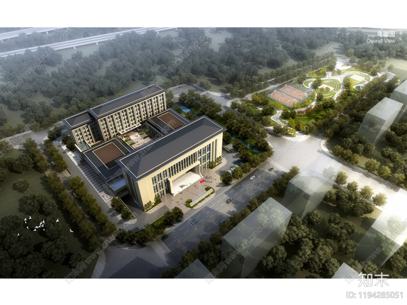 现代新中式其他市政建筑下载【ID:1194285051】