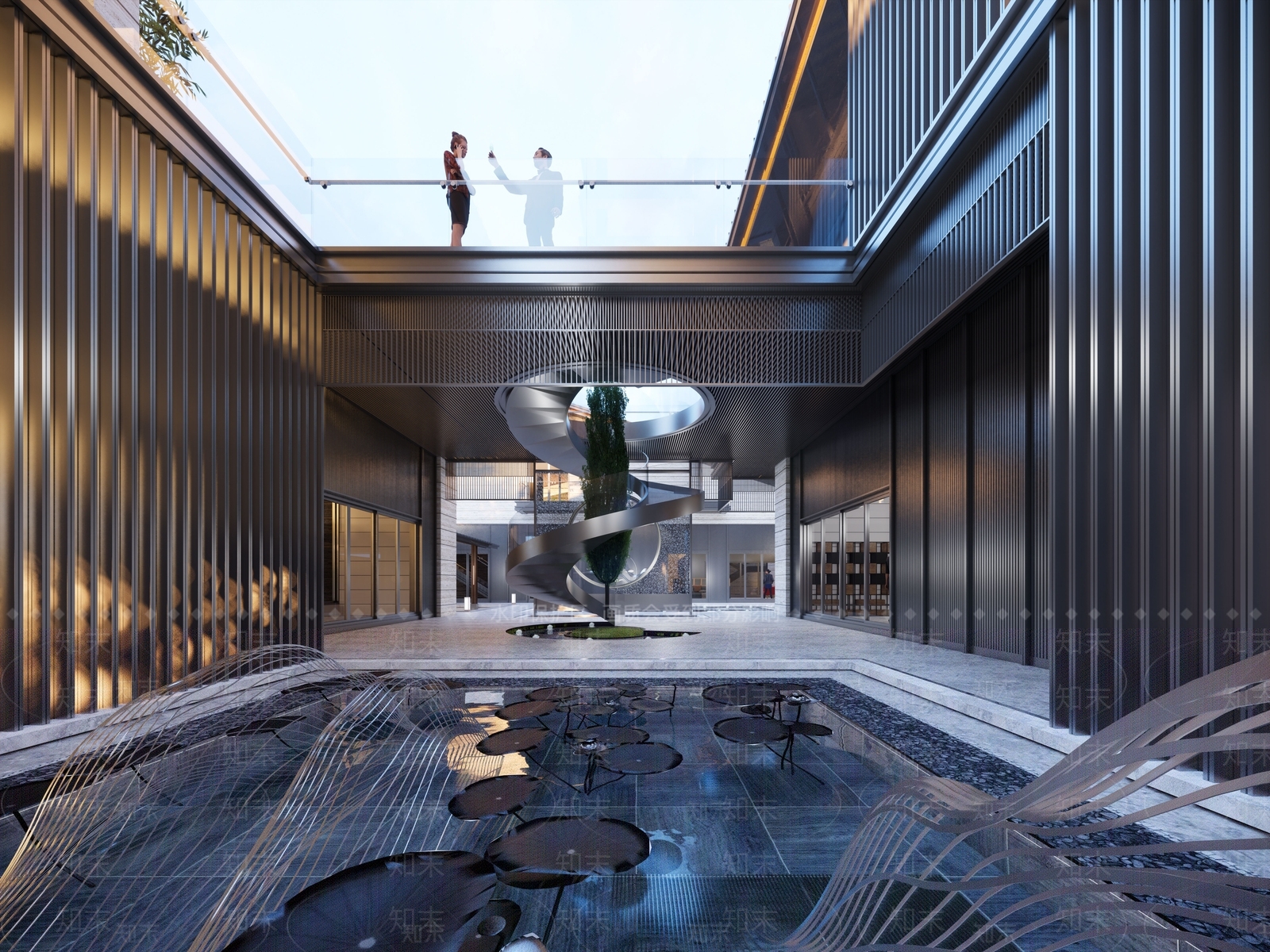 新中式其他商业建筑SU模型下载【ID:1194285005】